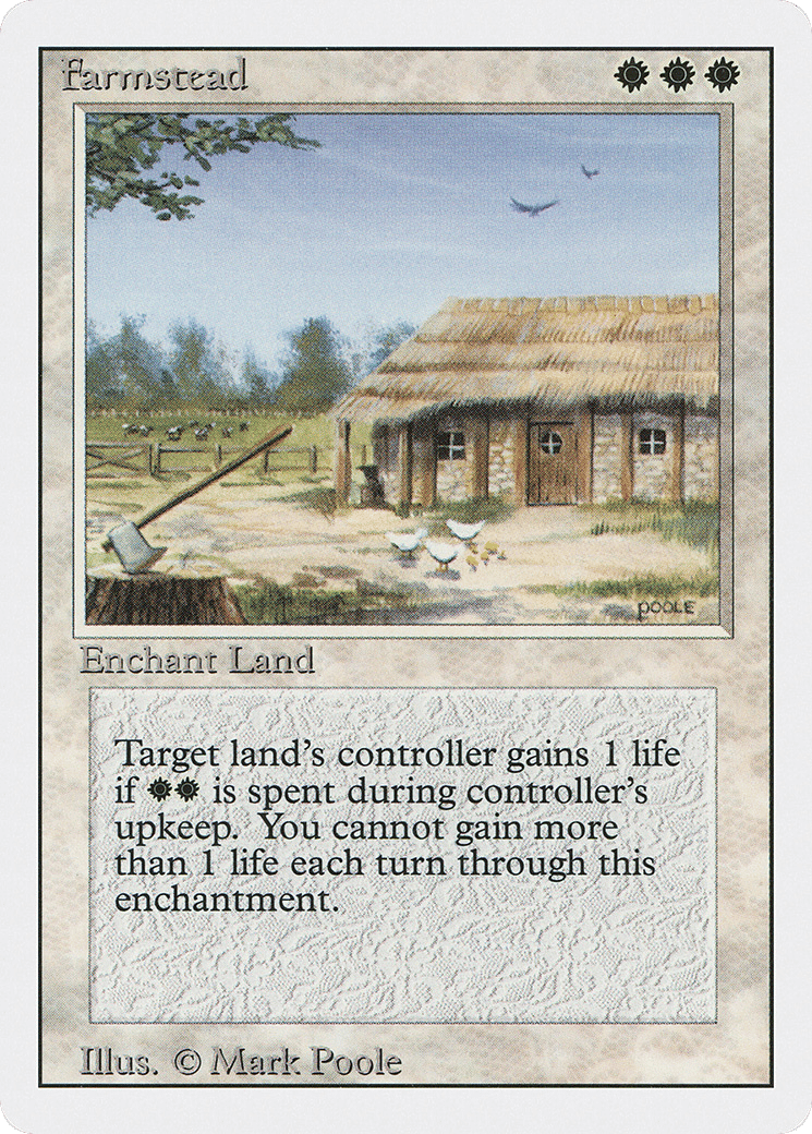 Farmstead — Revised Edition — Magic: The Gathering