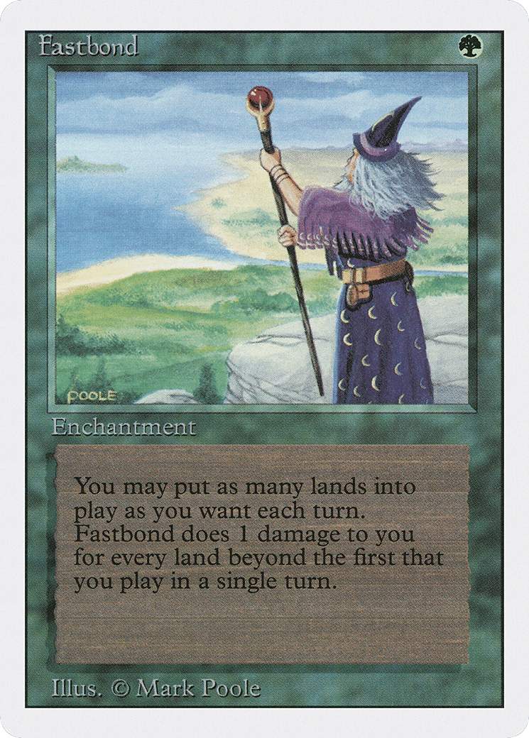 Fastbond — Revised Edition — Magic: The Gathering