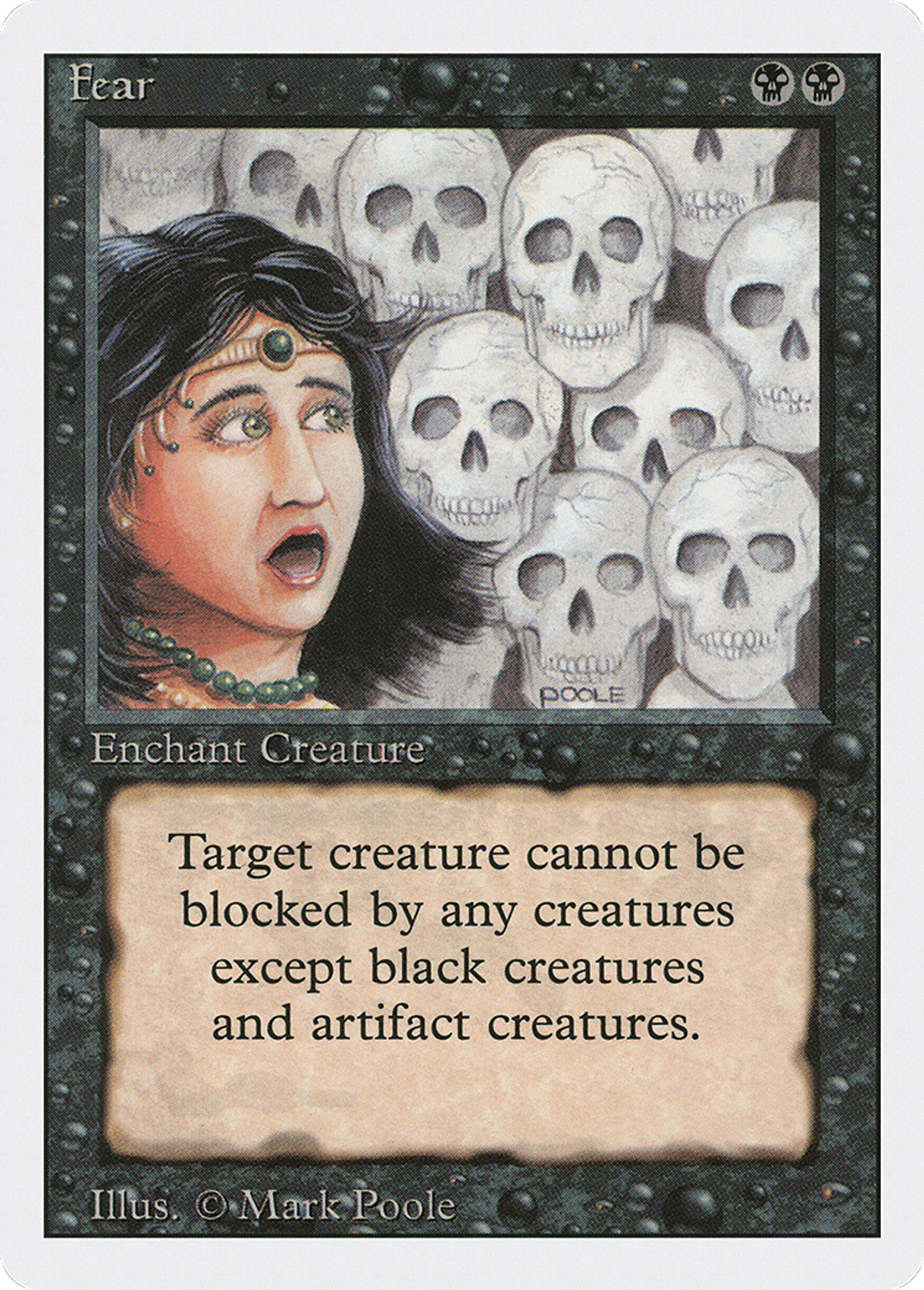 Fear — Revised Edition — Magic: The Gathering
