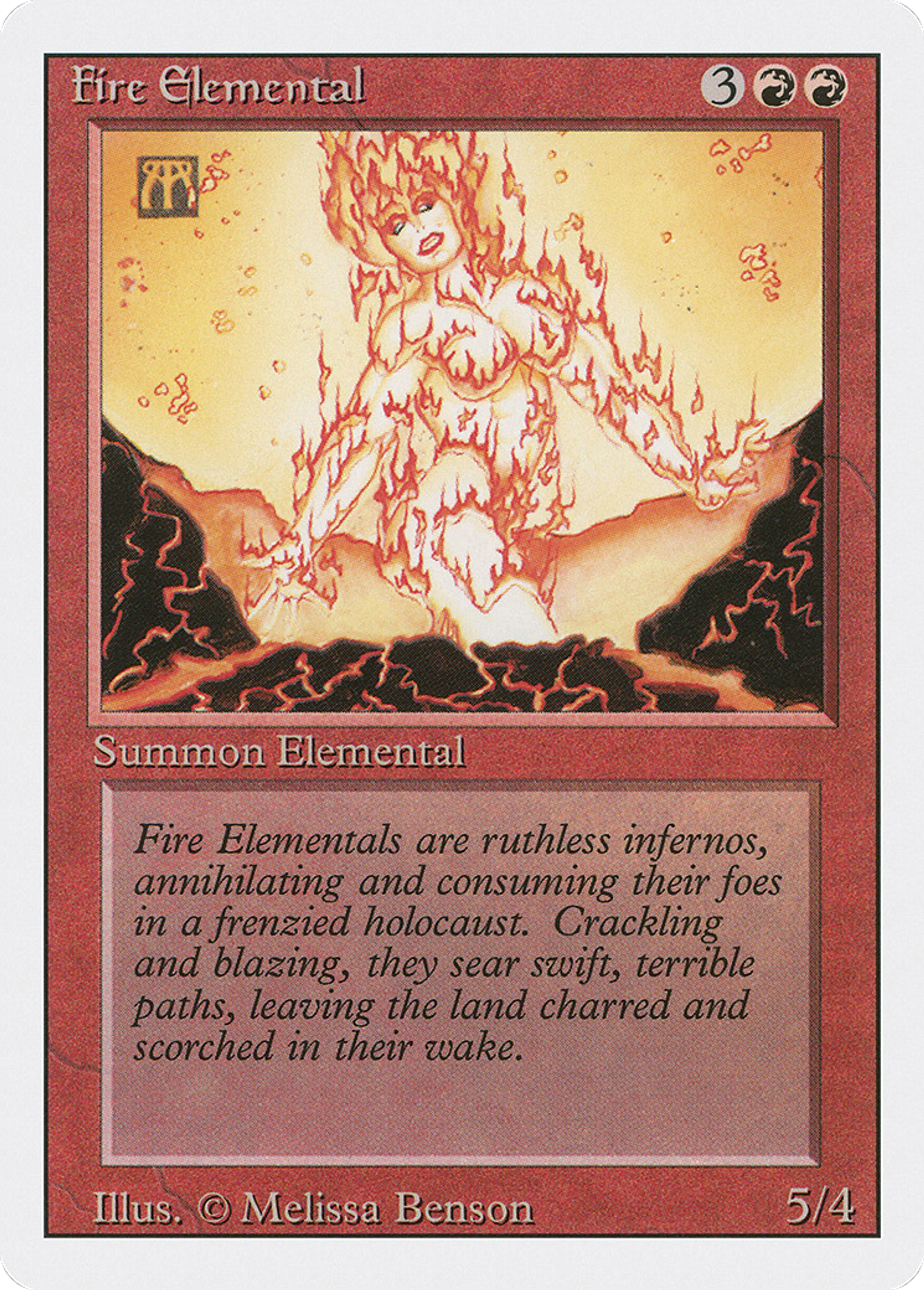 Fire Elemental — Revised Edition — Magic: The Gathering