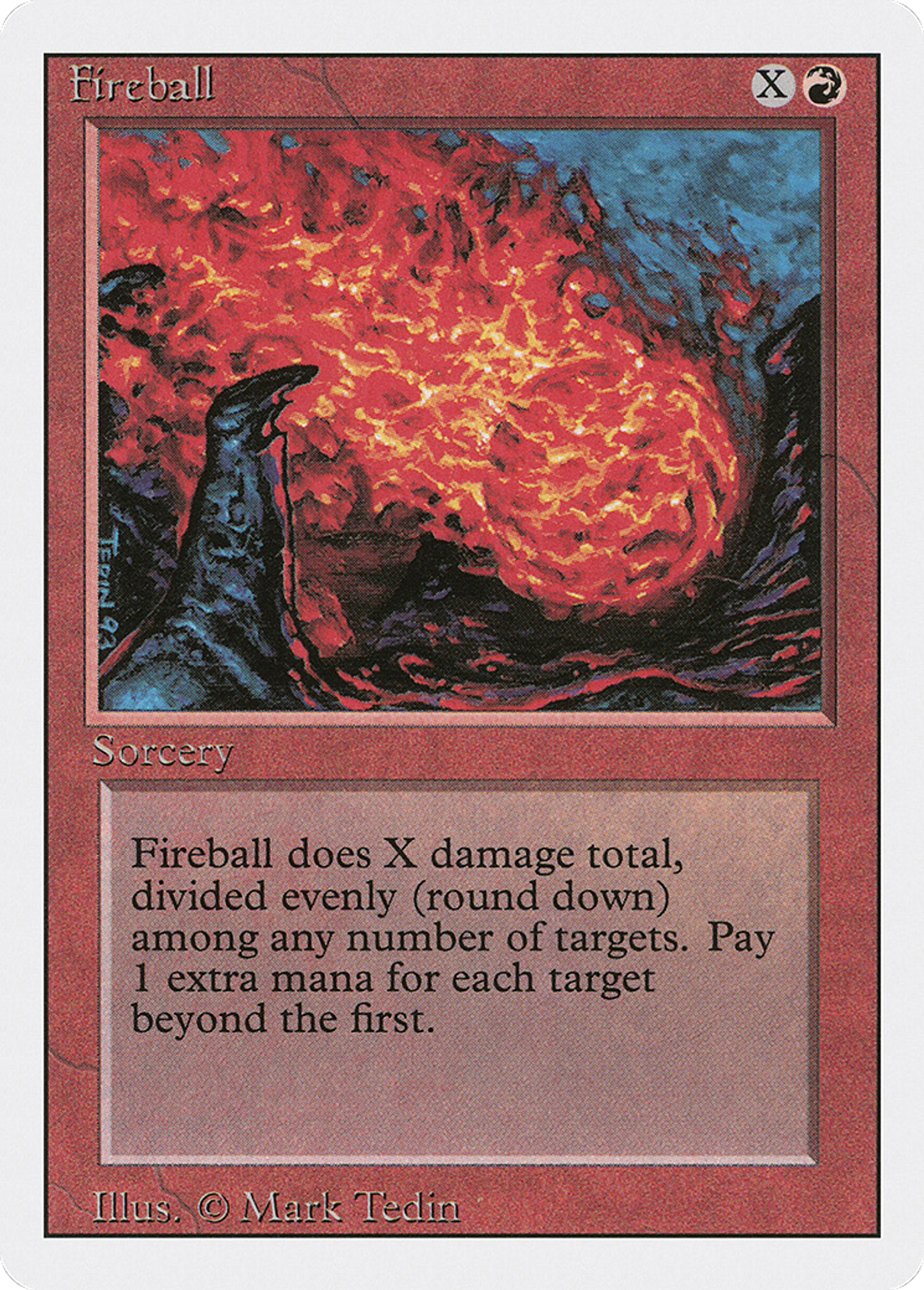 Fireball — Revised Edition — Magic: The Gathering
