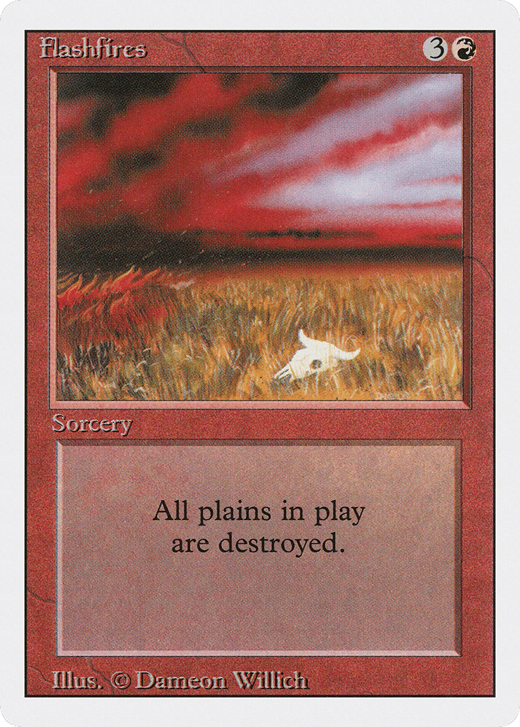 Flashfires — Revised Edition — Magic: The Gathering