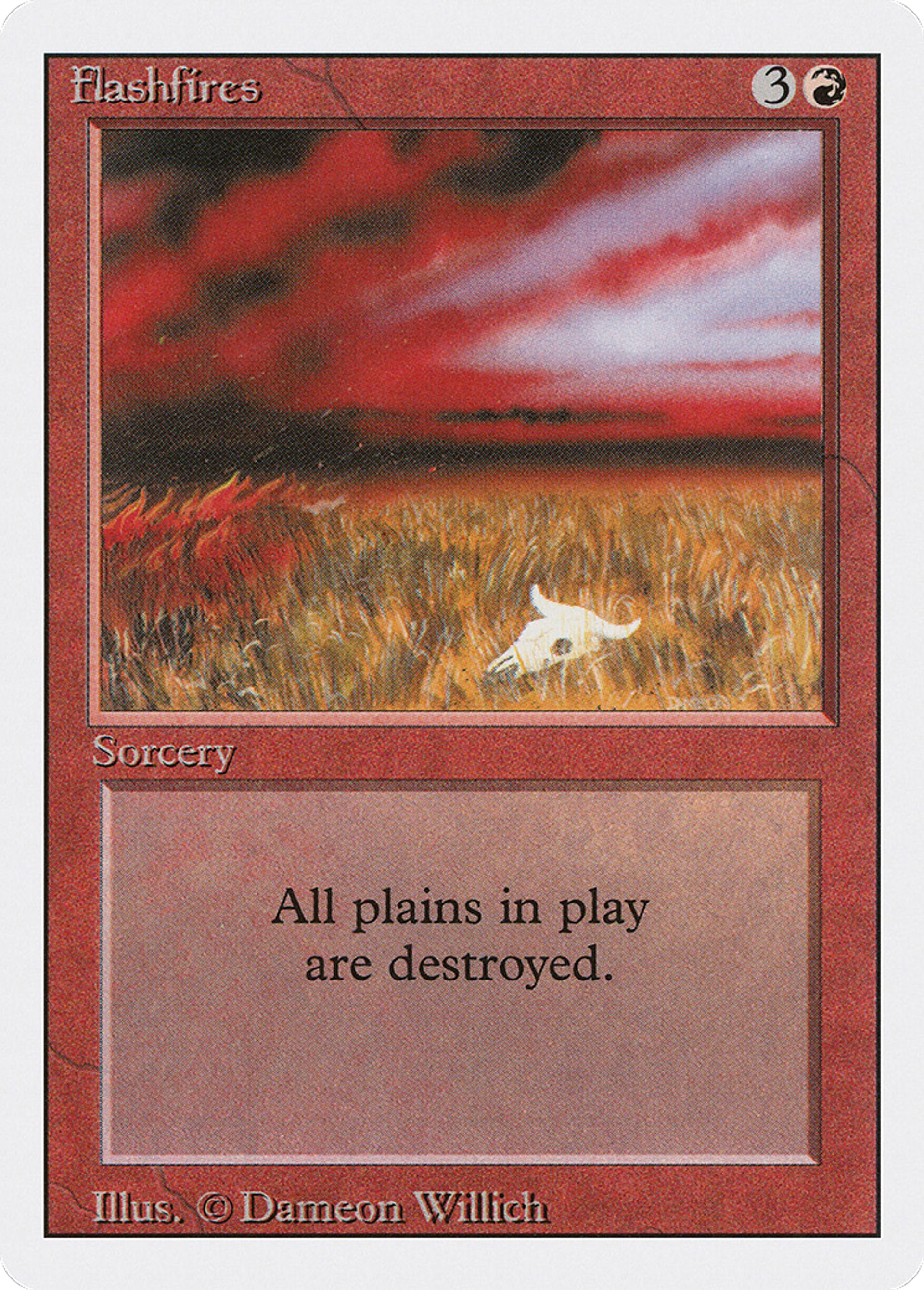 Flashfires — Revised Edition — Magic: The Gathering