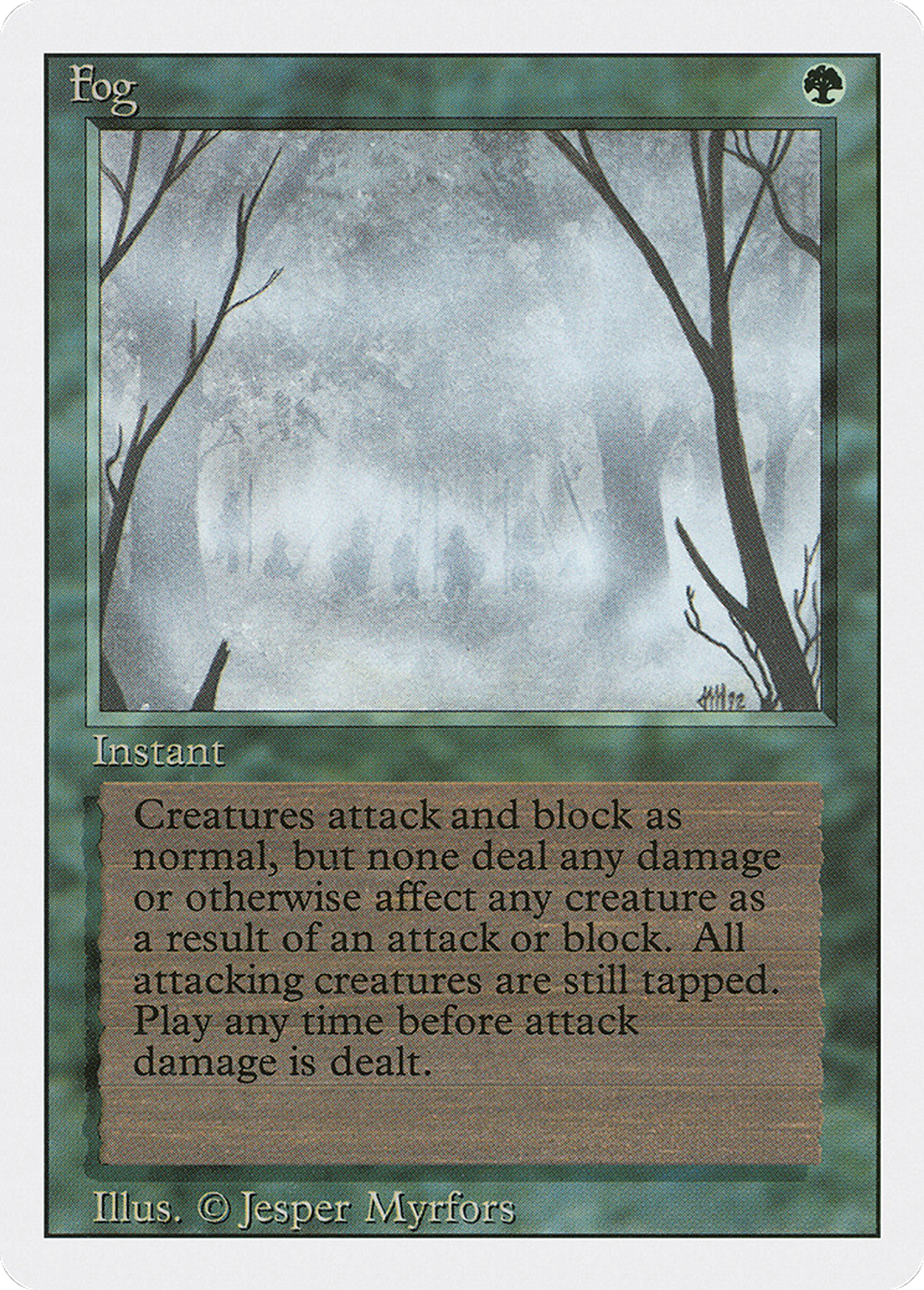 Fog — Revised Edition — Magic: The Gathering