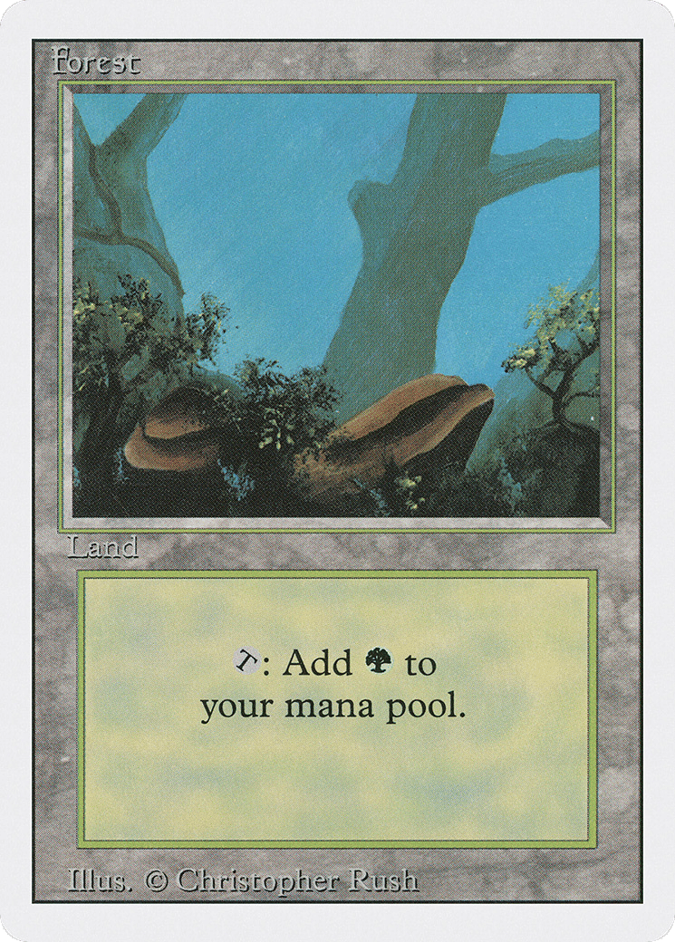 Forêt — Revised Edition — Magic: The Gathering