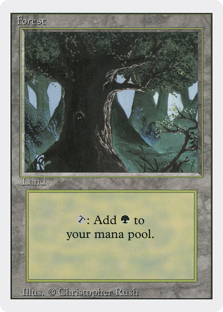 Forest — Revised Edition — Magic: The Gathering