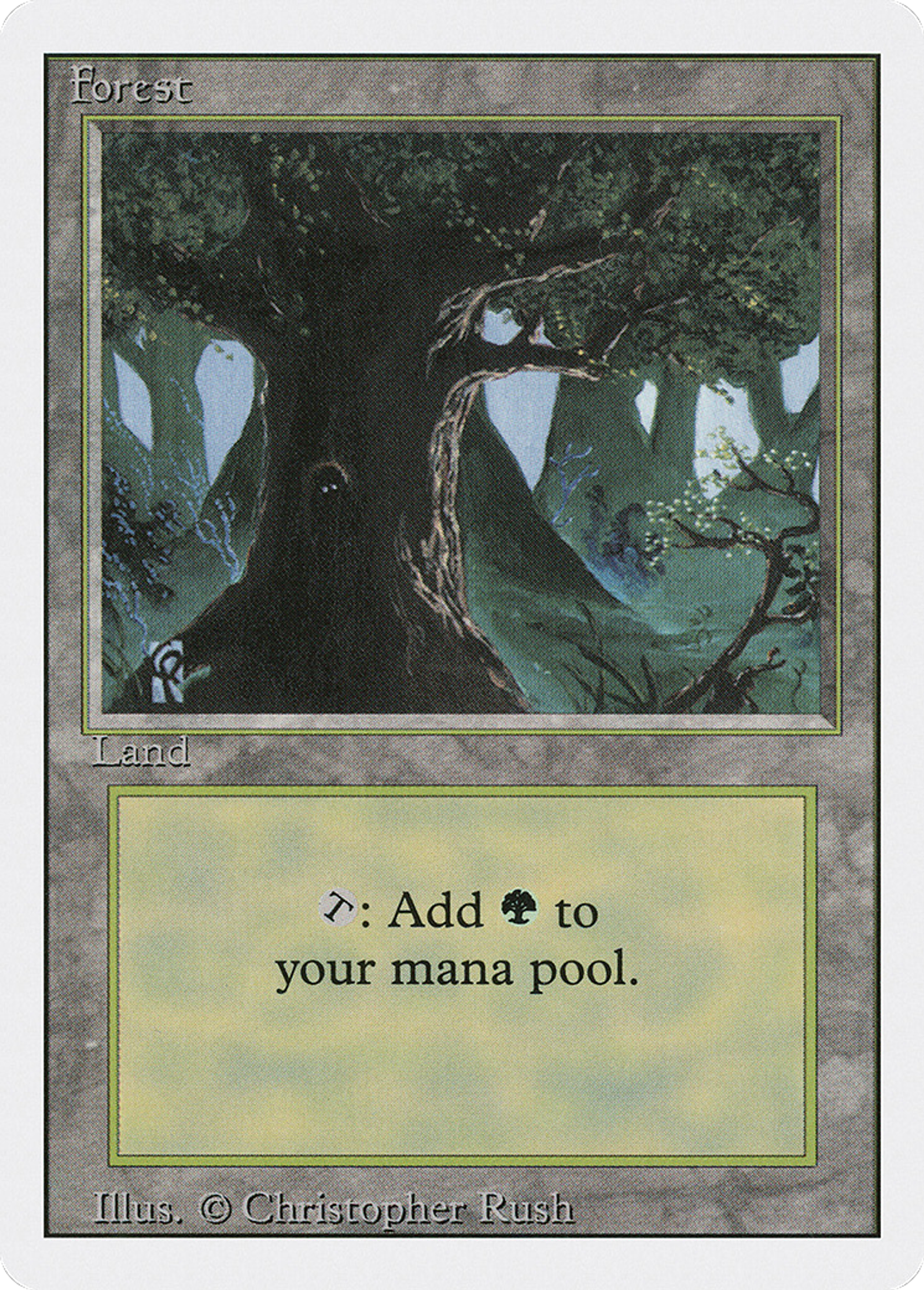 Forest — Revised Edition — Magic: The Gathering