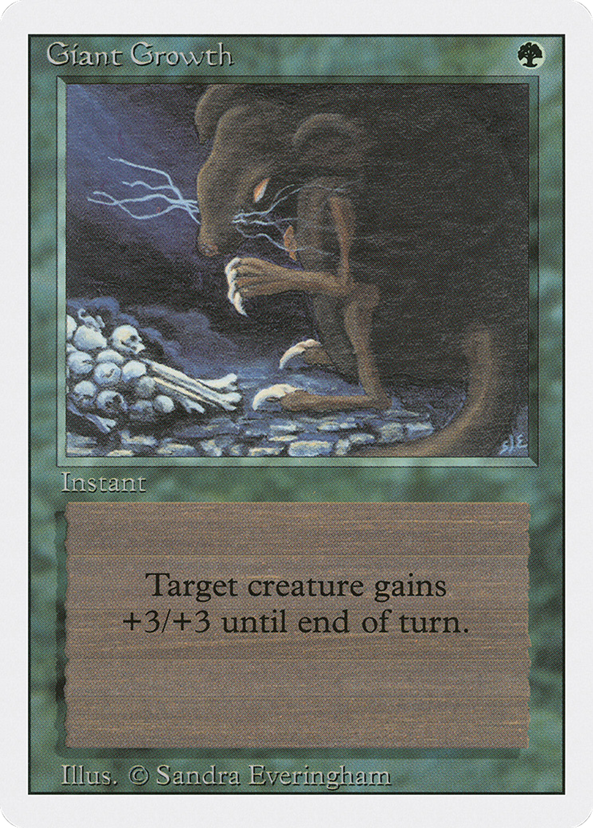 Giant Growth — Revised Edition — Magic: The Gathering