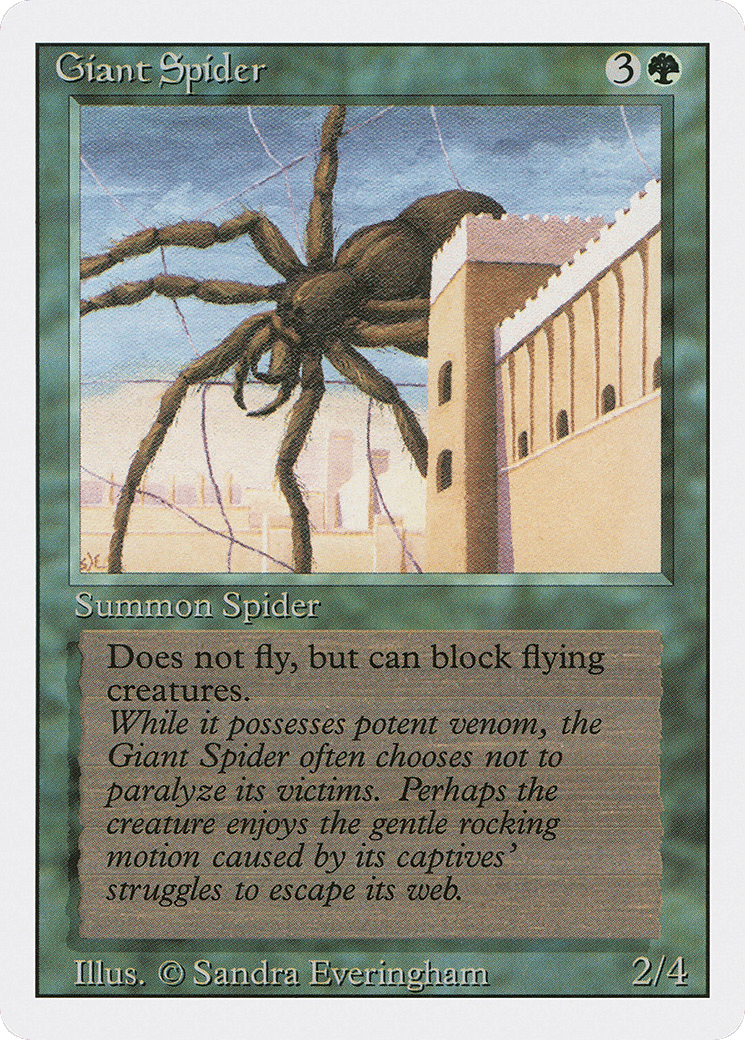 Giant Spider — Revised Edition — Magic: The Gathering