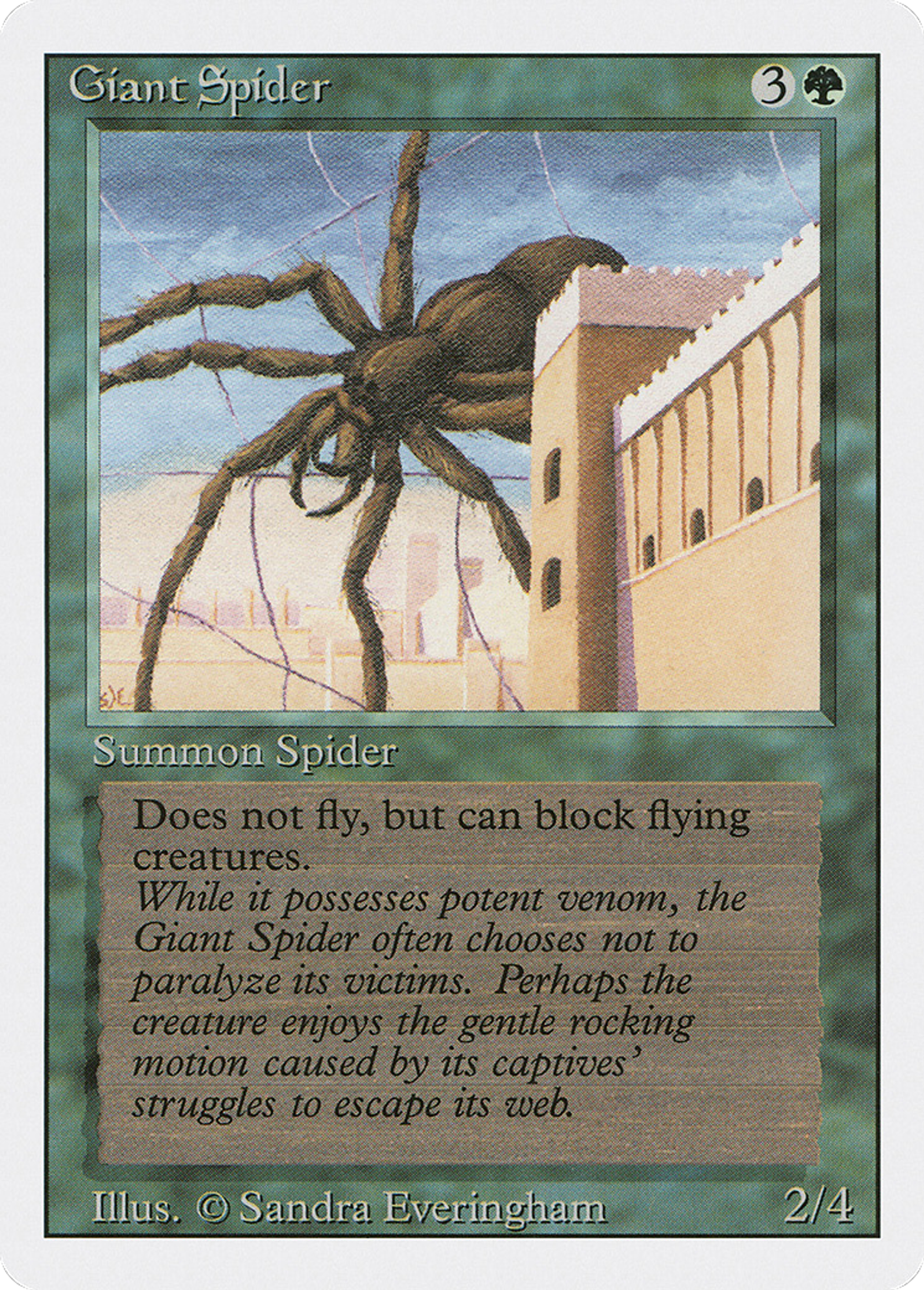 Giant Spider — Revised Edition — Magic: The Gathering