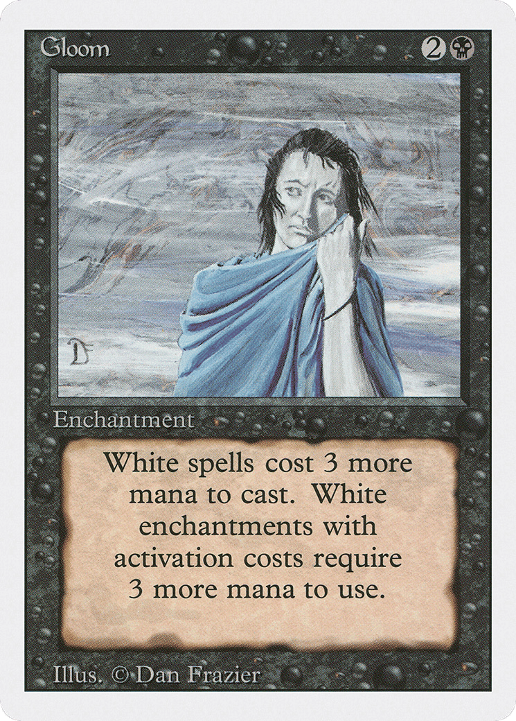 Gloom — Revised Edition — Magic: The Gathering