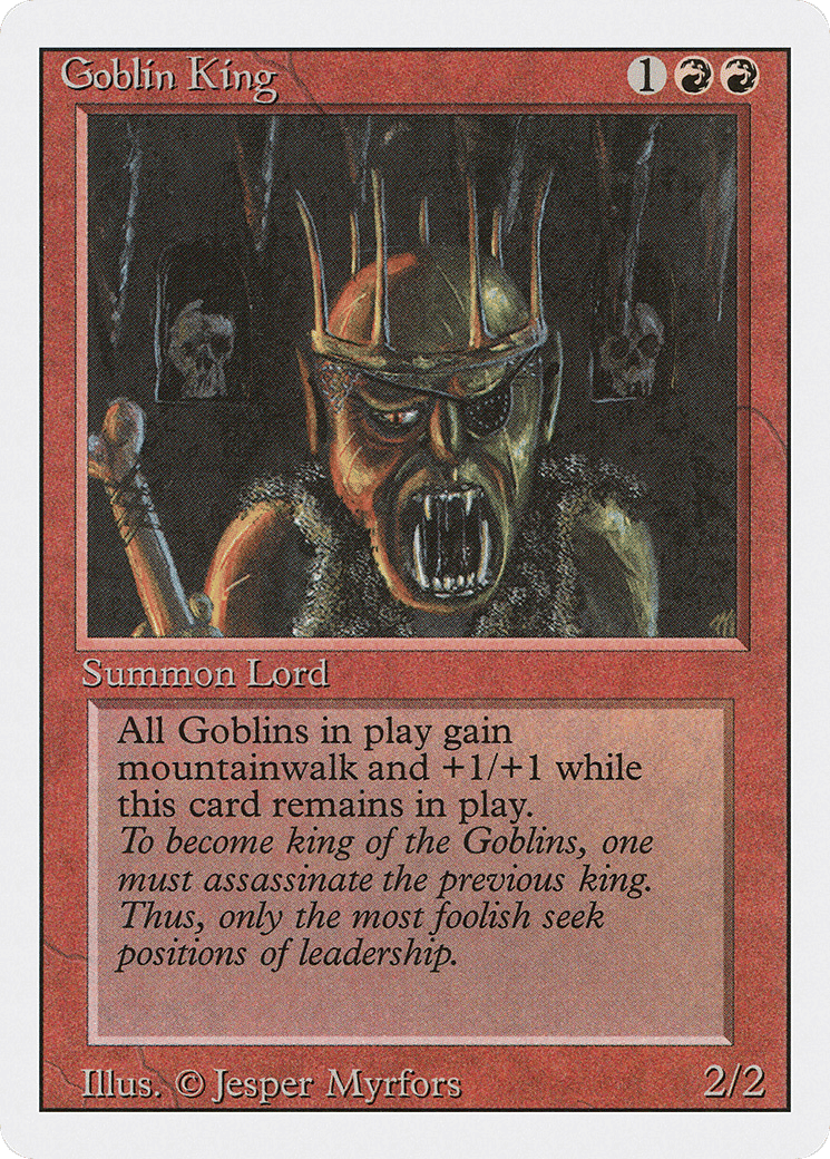 Goblin King — Revised Edition — Magic: The Gathering