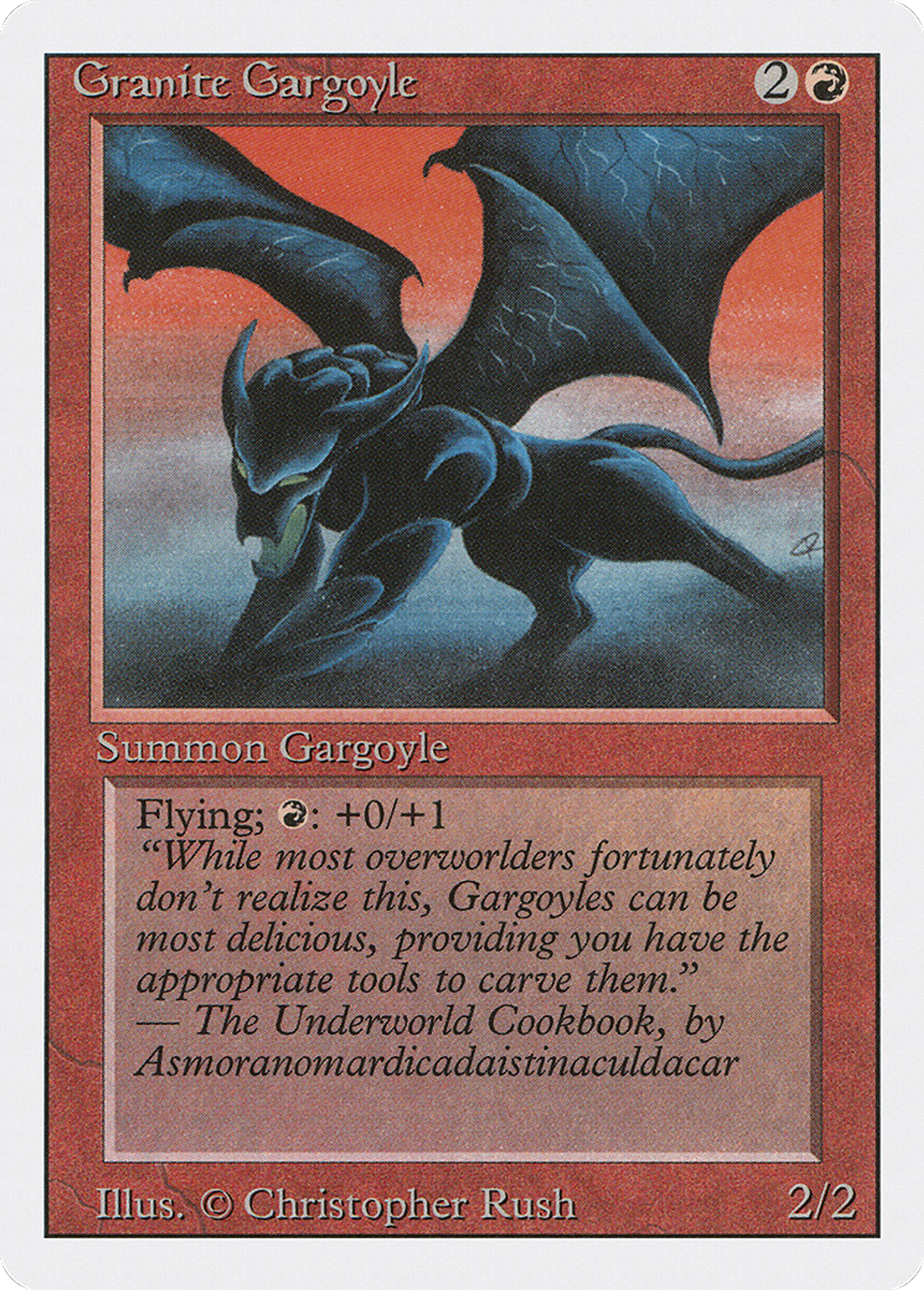 Granite Gargoyle — Revised Edition — Magic: The Gathering