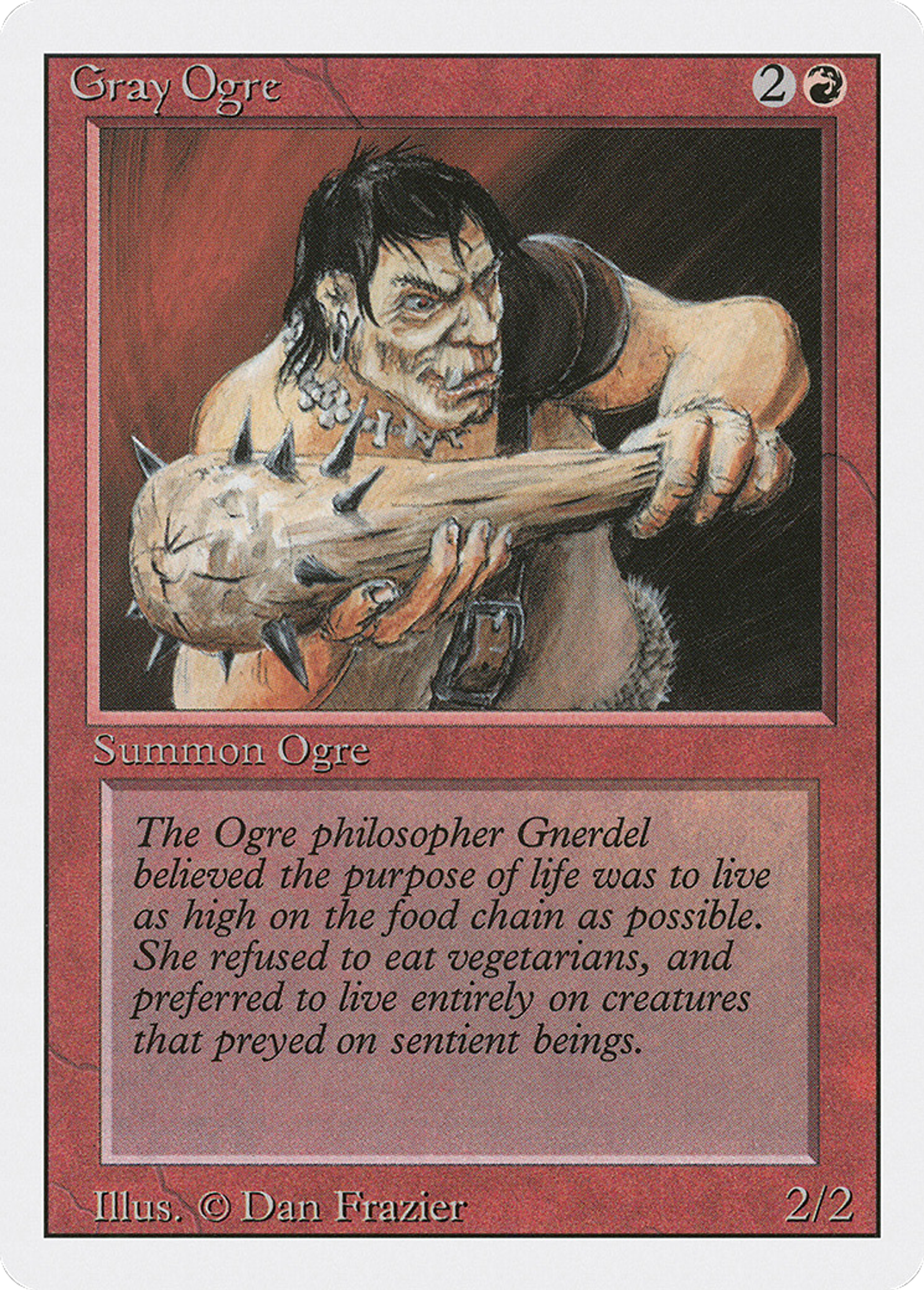 Gray Ogre — Revised Edition — Magic: The Gathering