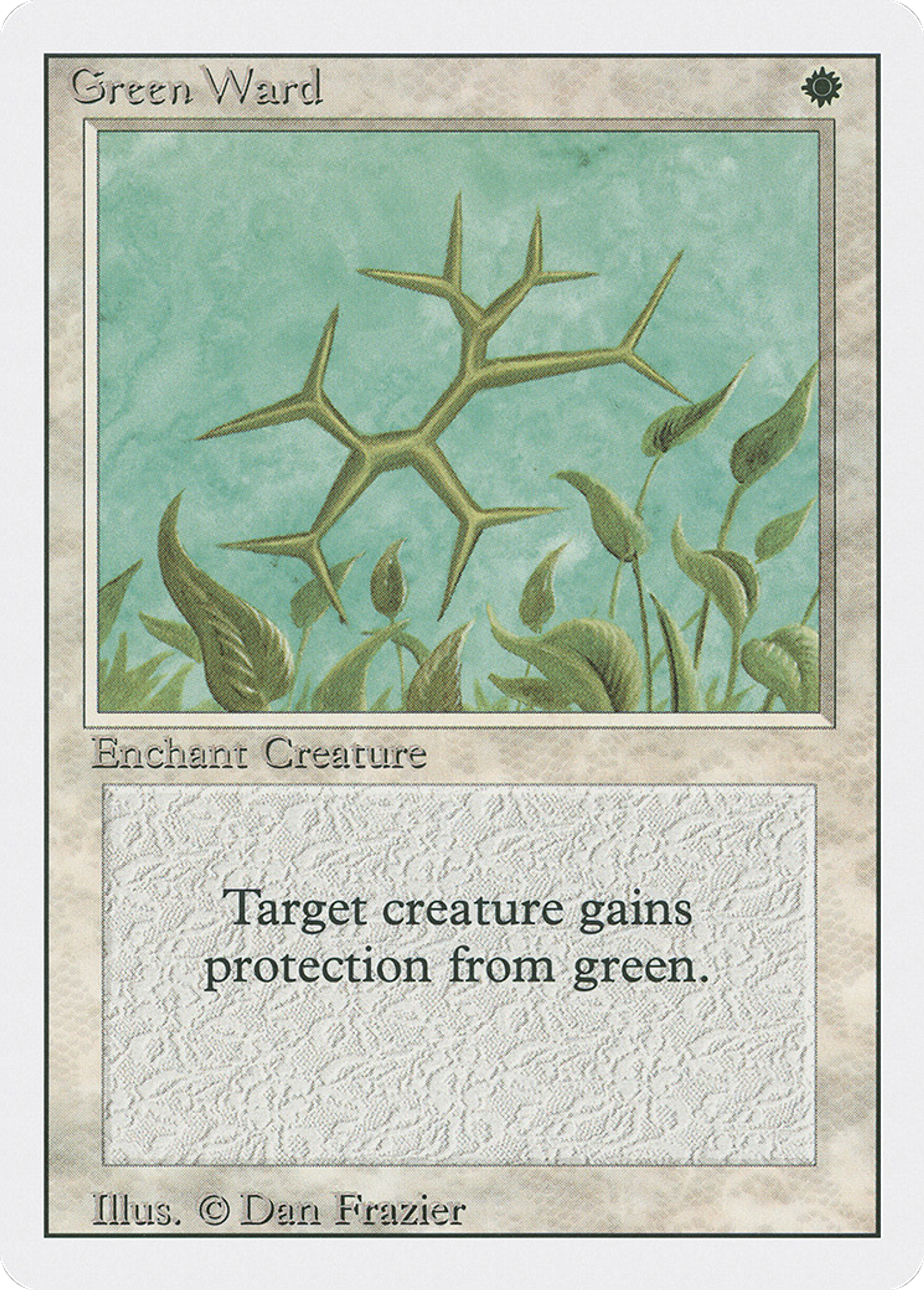 Green Ward — Revised Edition — Magic: The Gathering