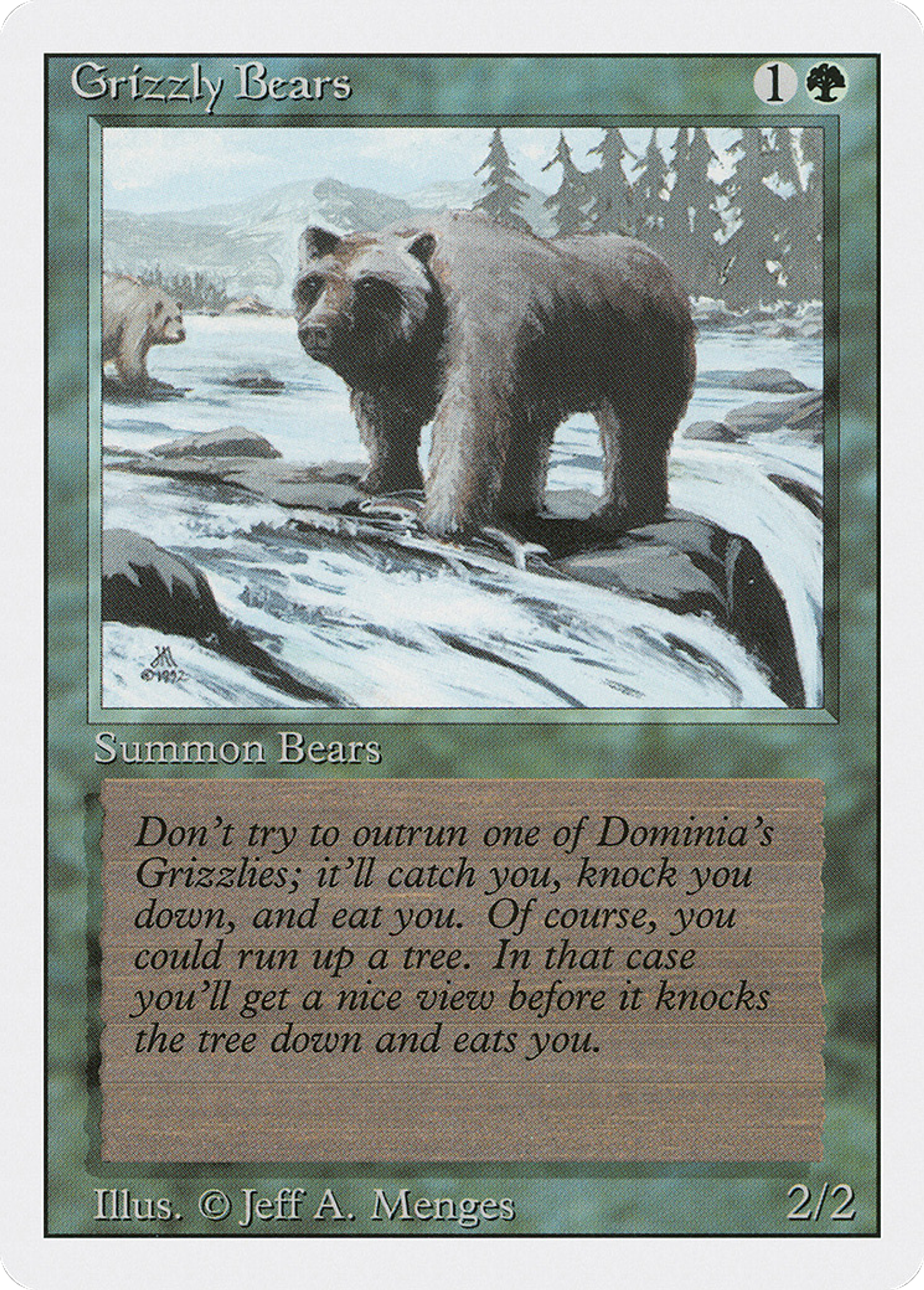 Grizzly Bears — Revised Edition — Magic: The Gathering