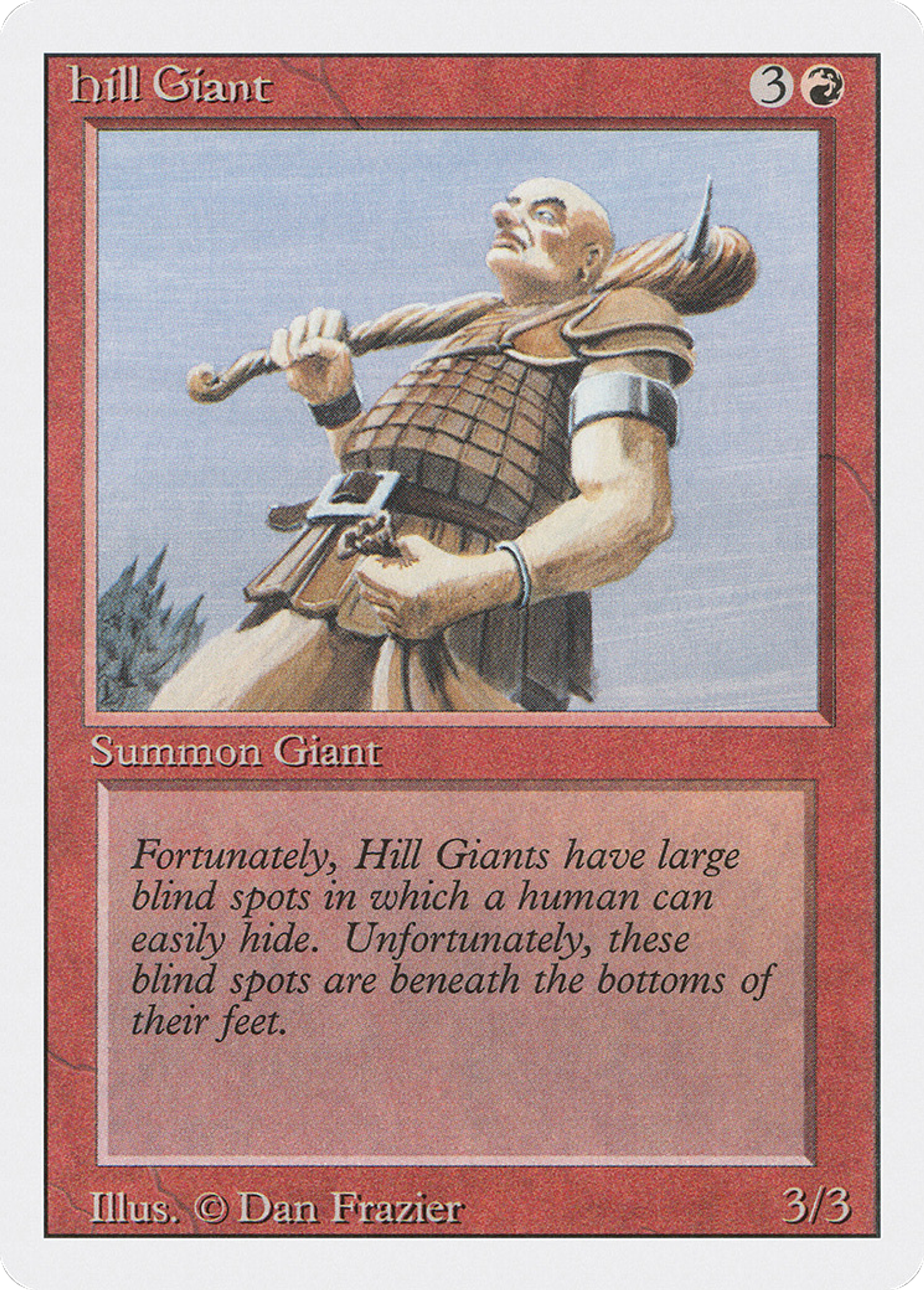 Hill Giant — Revised Edition — Magic: The Gathering