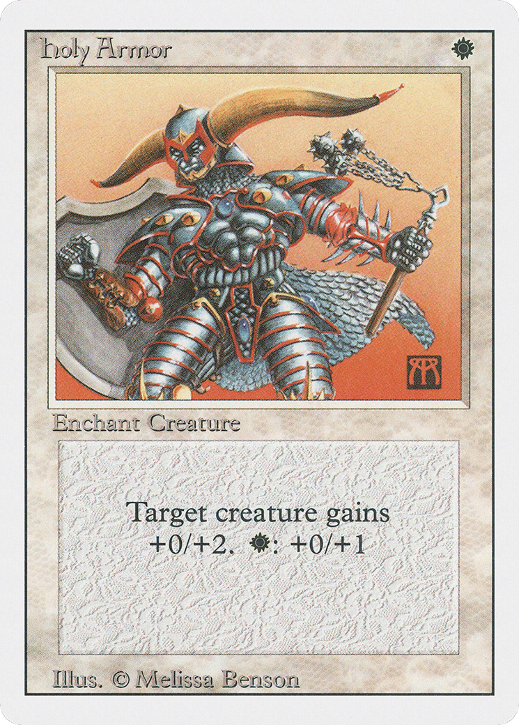 Holy Armor — Revised Edition — Magic: The Gathering