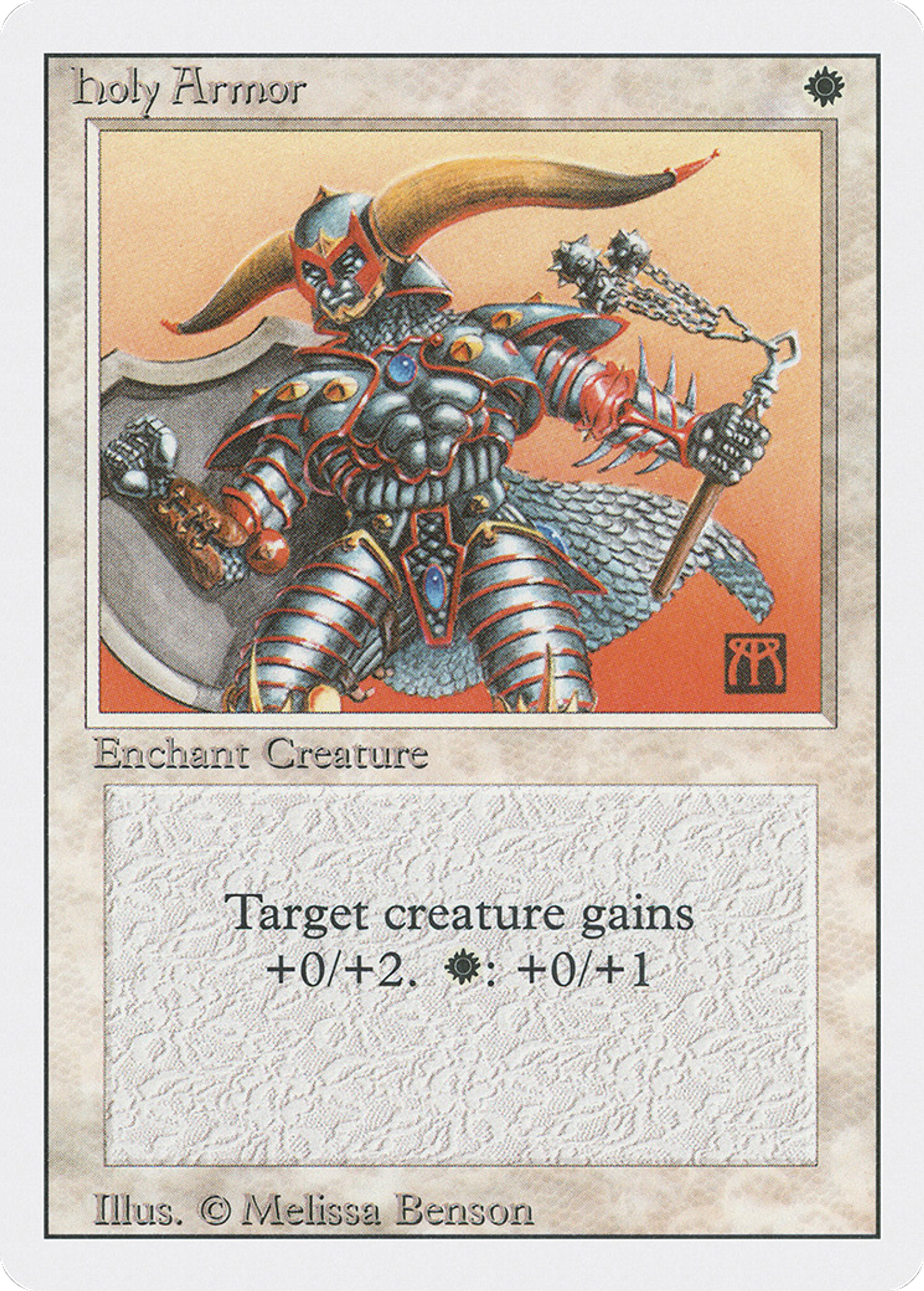 Holy Armor — Revised Edition — Magic: The Gathering