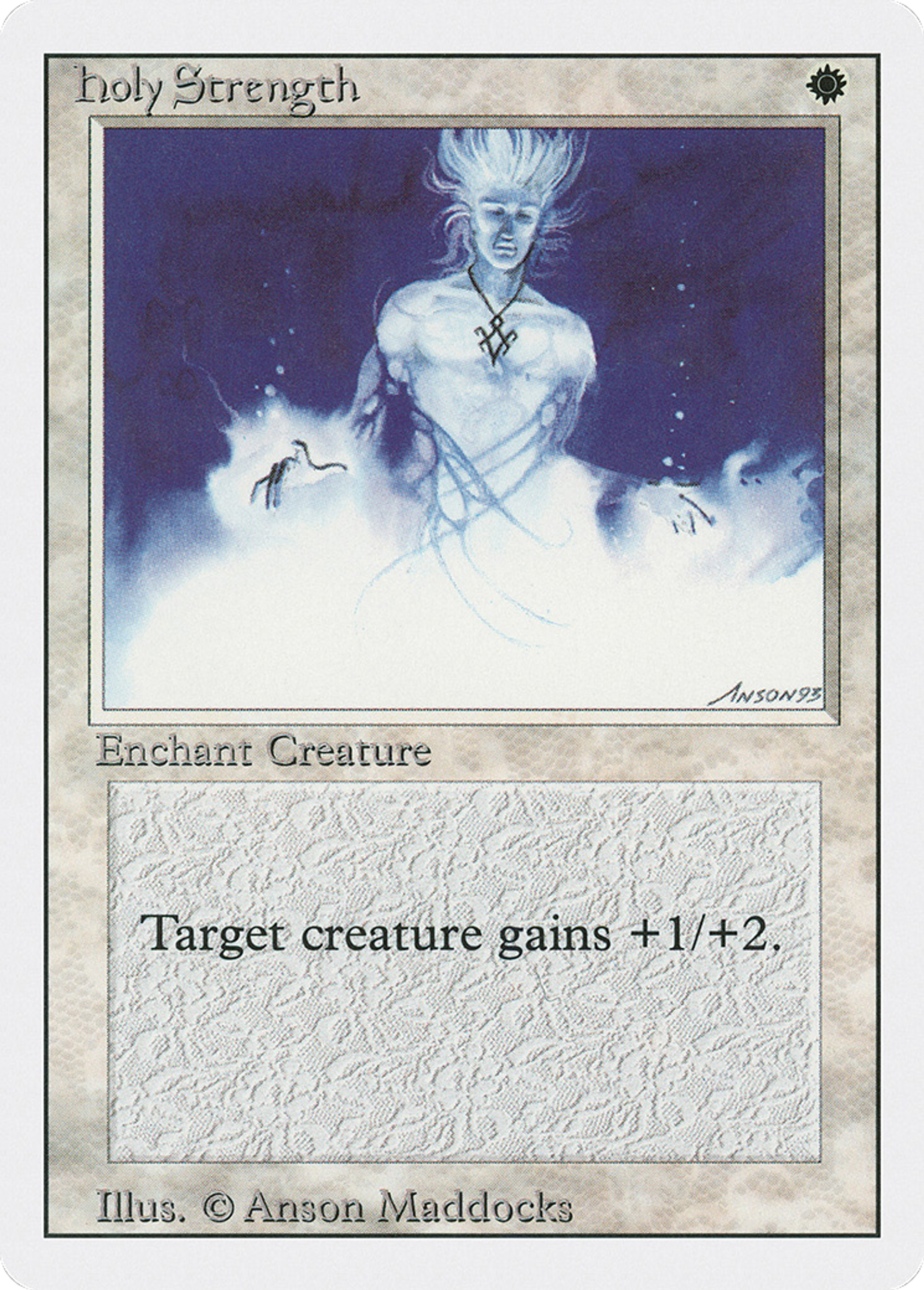 Holy Strength — Revised Edition — Magic: The Gathering