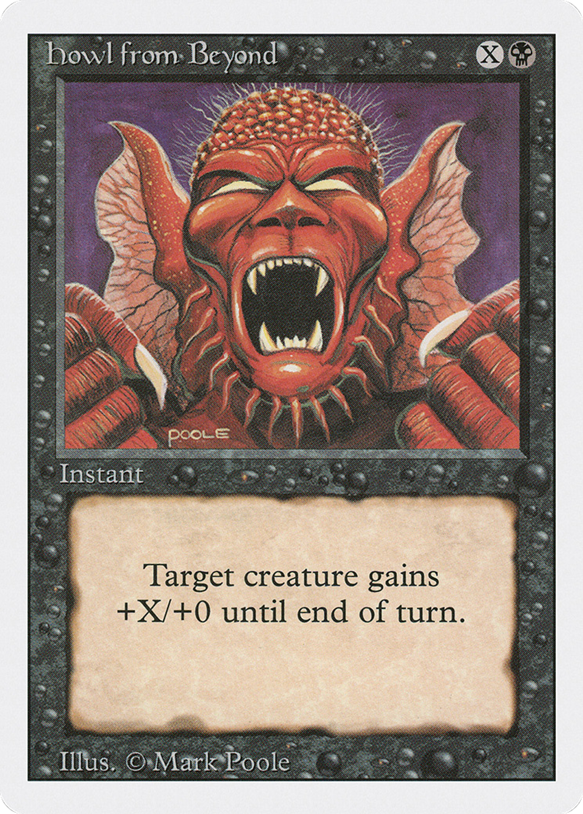 Howl from Beyond — Revised Edition — Magic: The Gathering