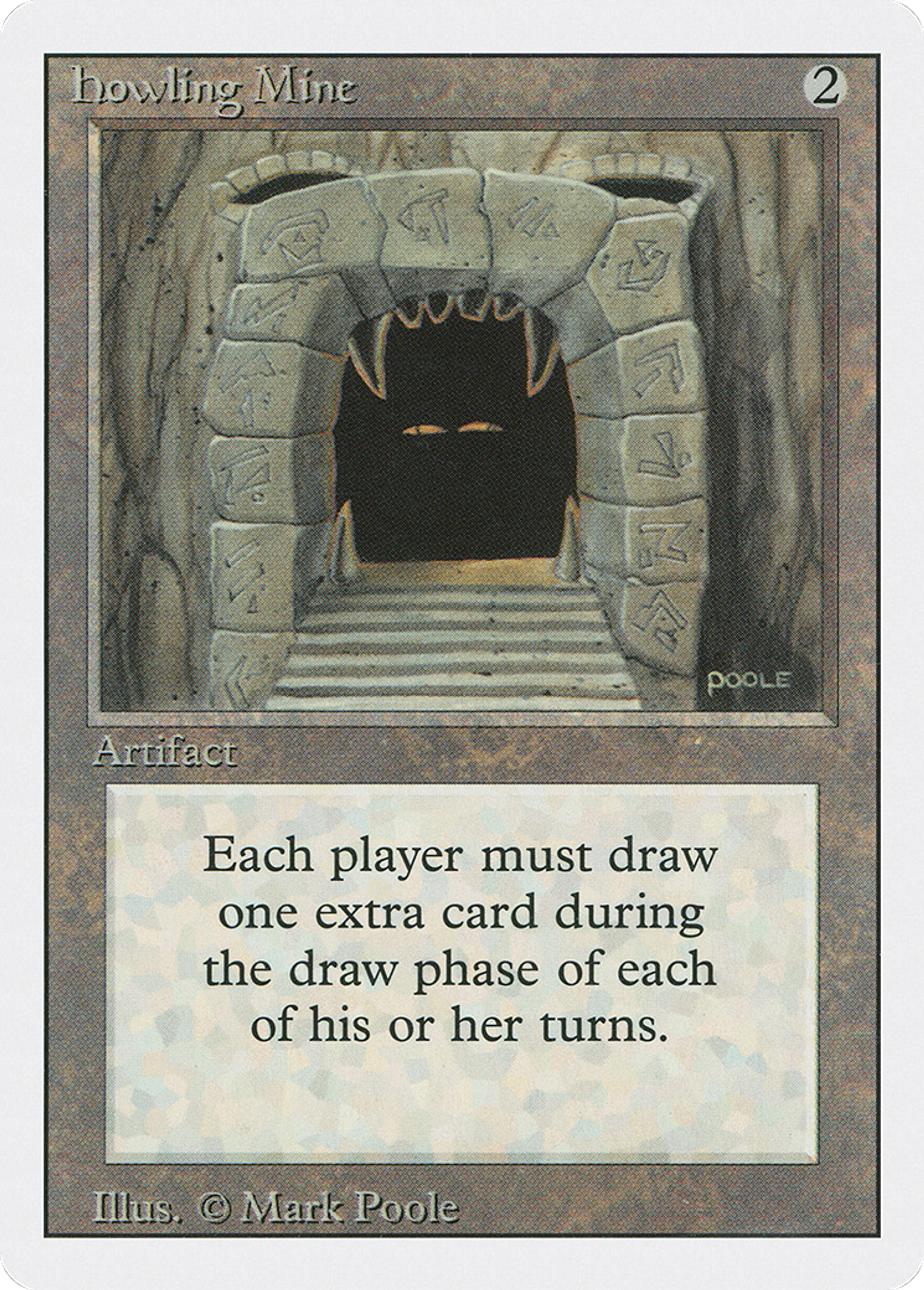 Howling Mine — Revised Edition — Magic: The Gathering