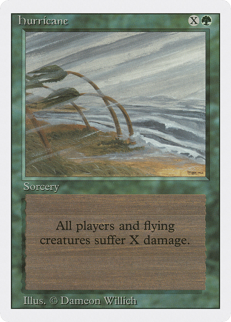 Hurricane — Revised Edition — Magic: The Gathering