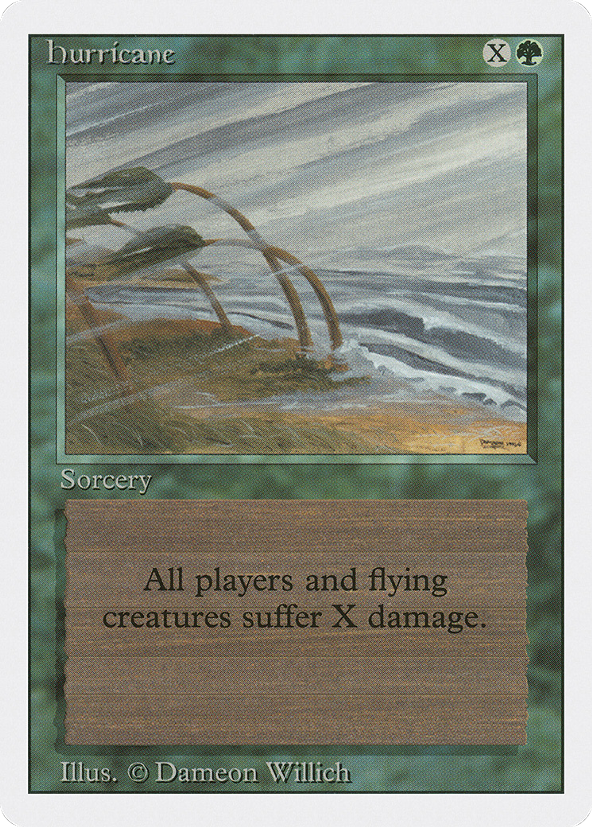 Hurricane — Revised Edition — Magic: The Gathering