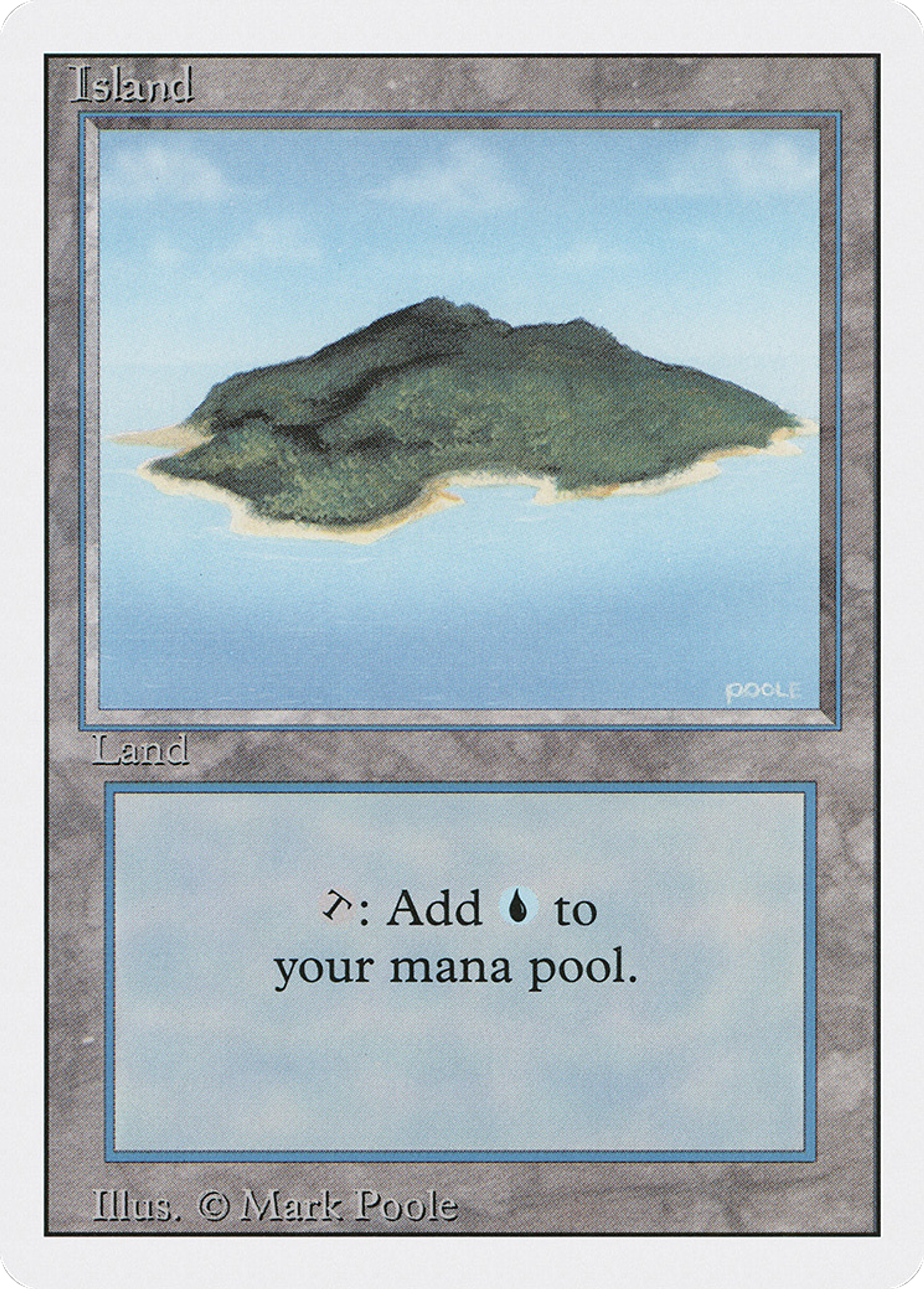 Island — Revised Edition — Magic: The Gathering