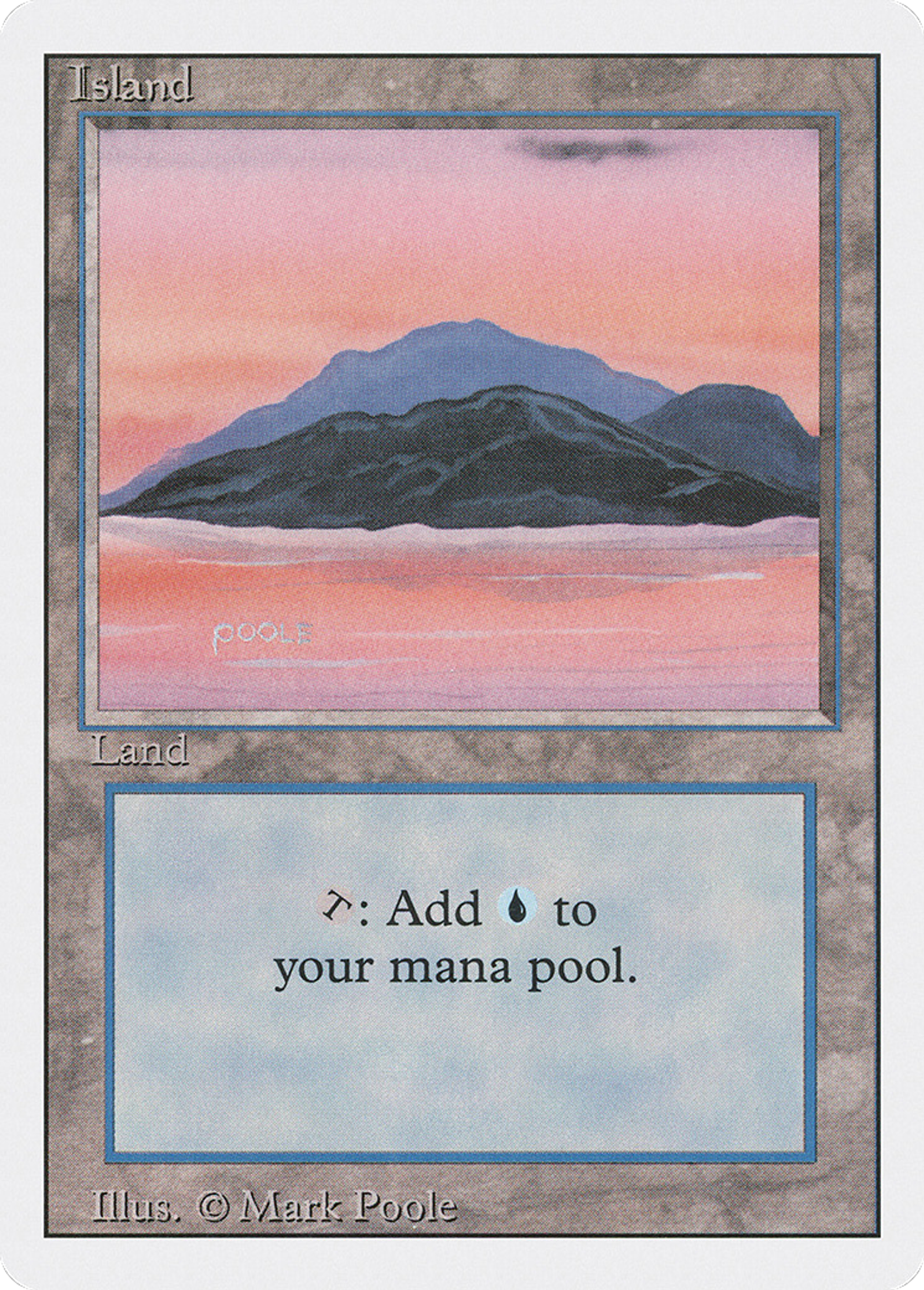 Island — Revised Edition — Magic: The Gathering