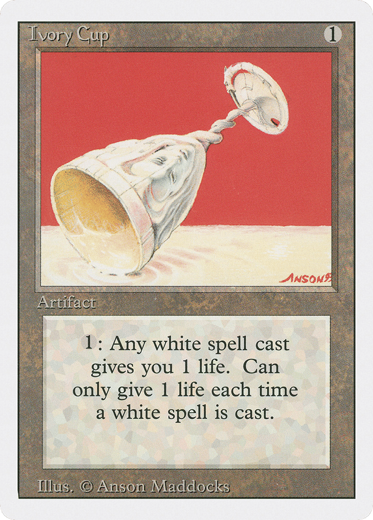 Ivory Cup — Revised Edition — Magic: The Gathering