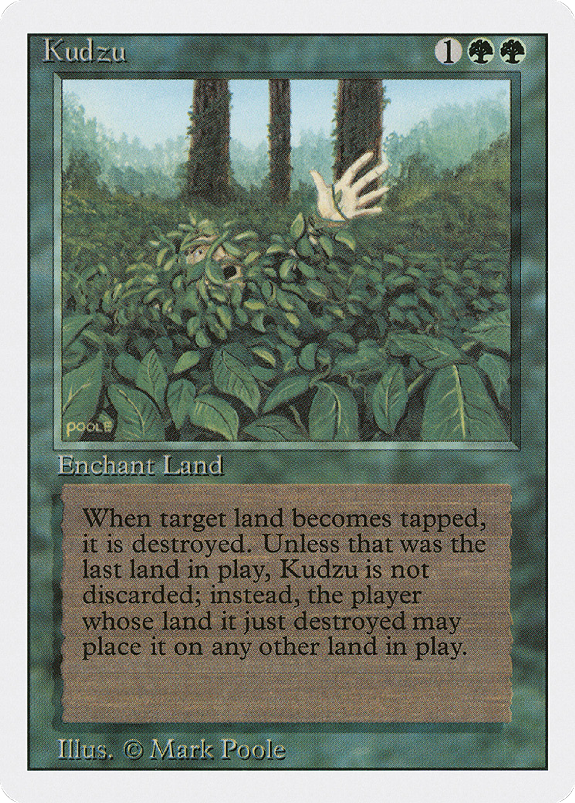 Kudzu — Revised Edition — Magic: The Gathering