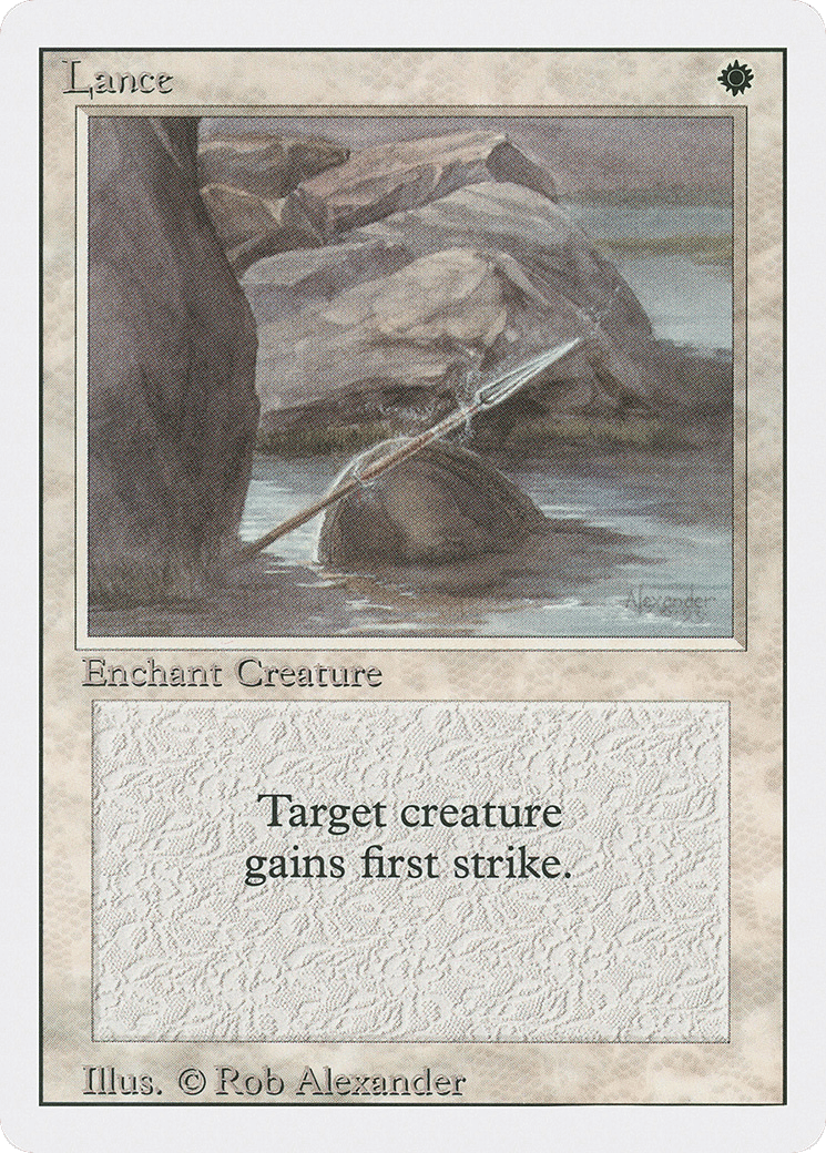 Lance — Revised Edition — Magic: The Gathering