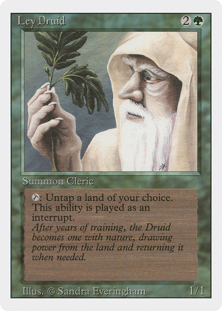 Ley Druid — Revised Edition — Magic: The Gathering