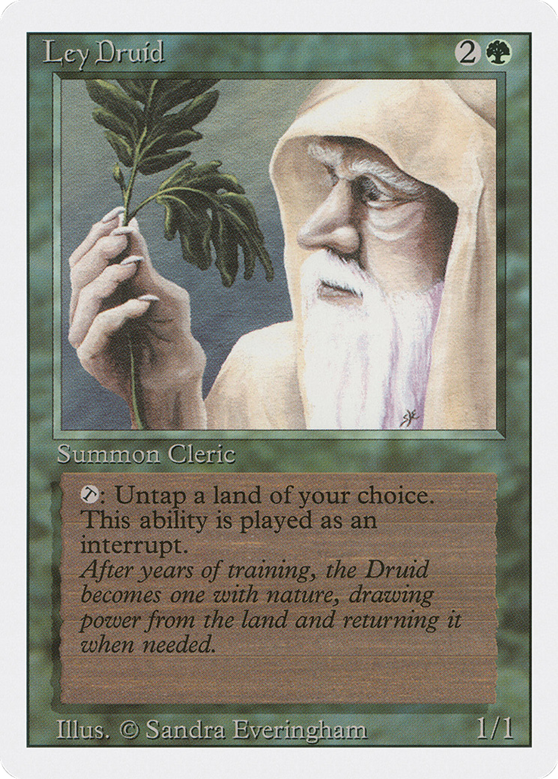 Ley Druid — Revised Edition — Magic: The Gathering