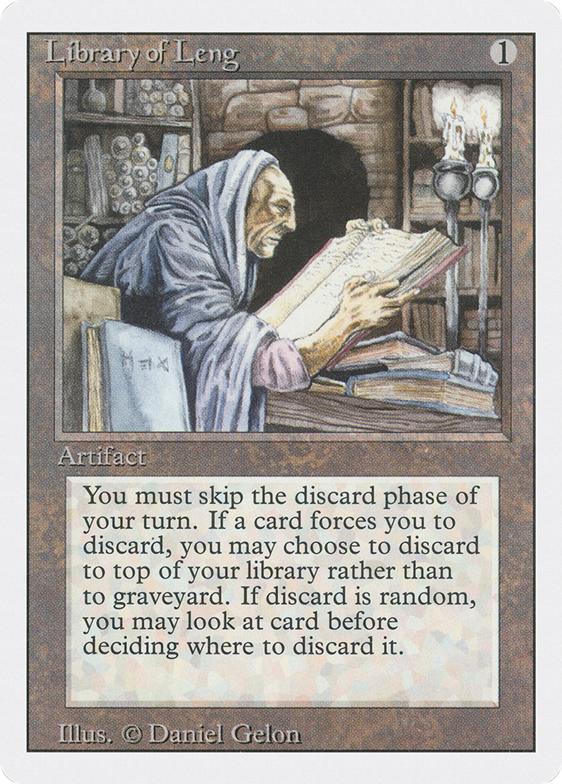 Library of Leng — Revised Edition — Magic: The Gathering