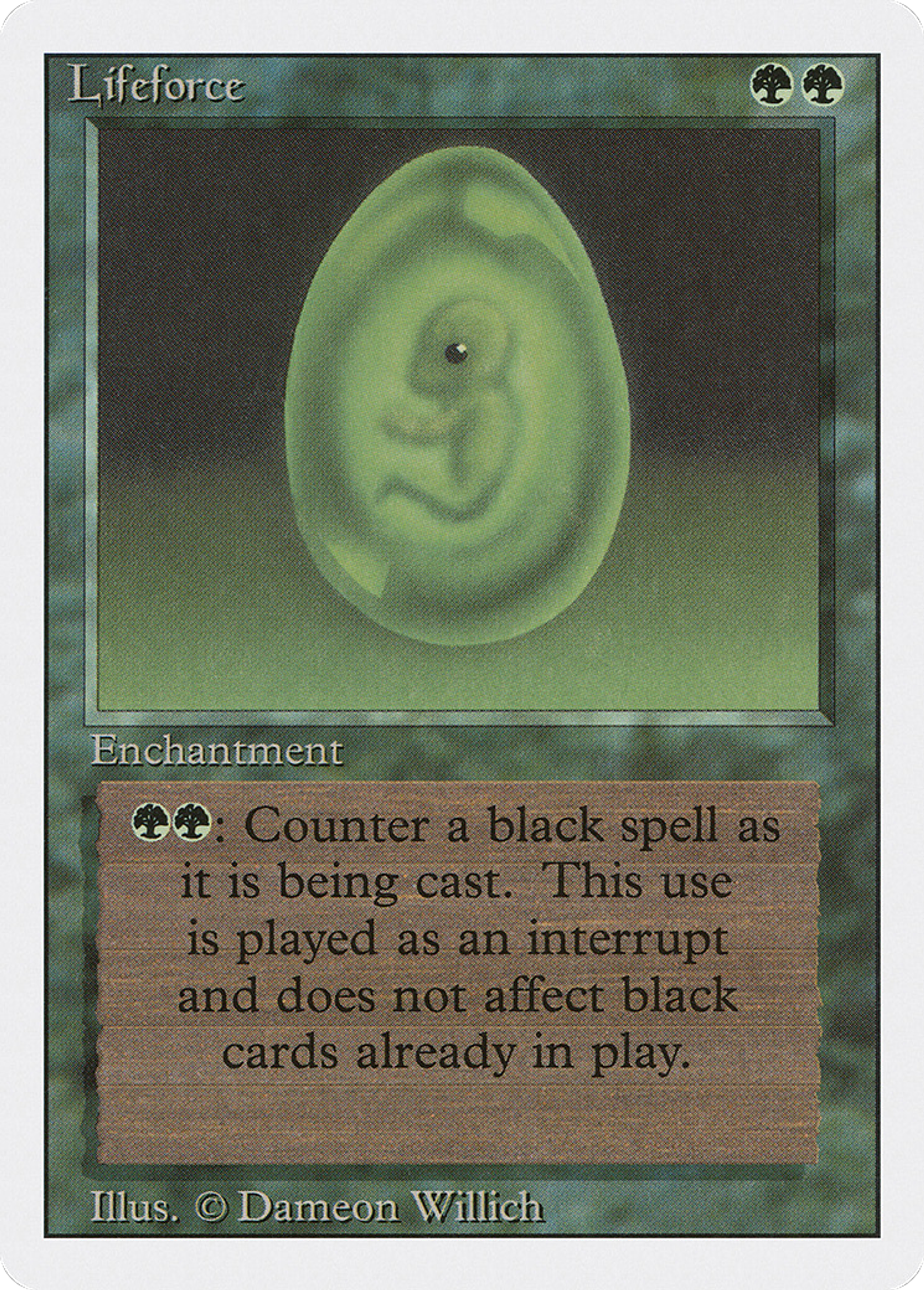 Lifeforce — Revised Edition — Magic: The Gathering