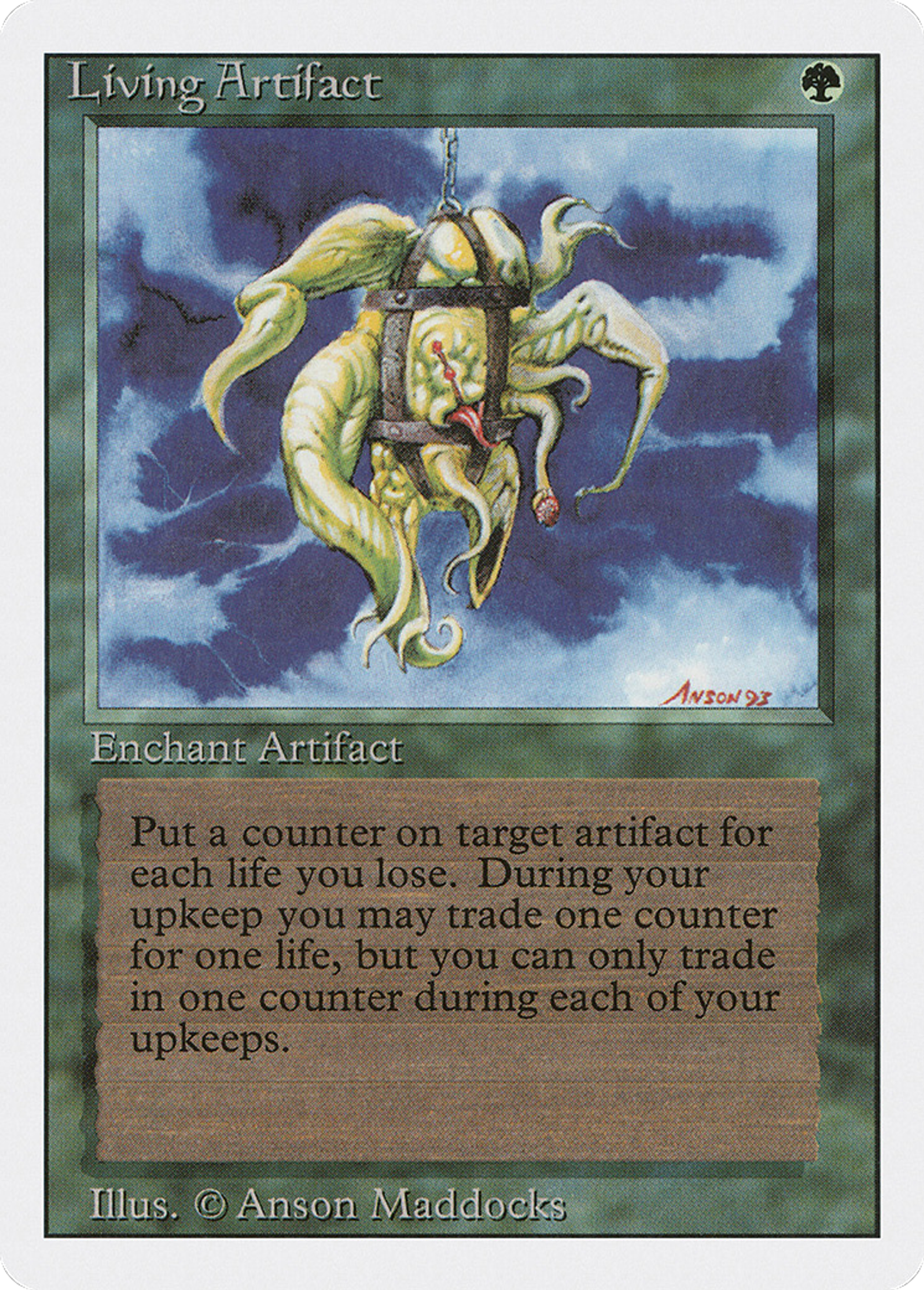 Living Artifact — Revised Edition — Magic: The Gathering