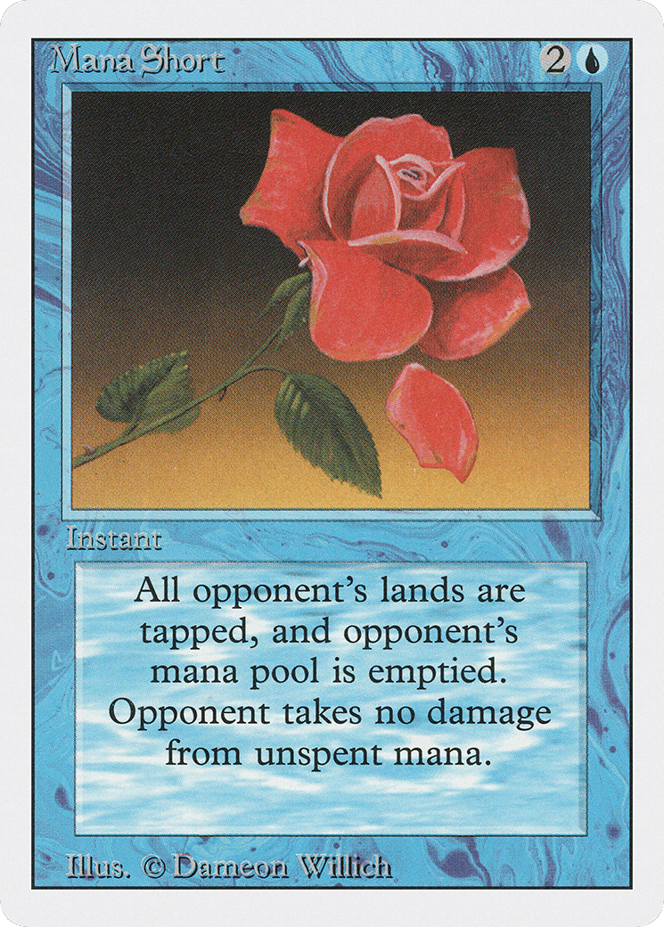 Mana Short — Revised Edition — Magic: The Gathering