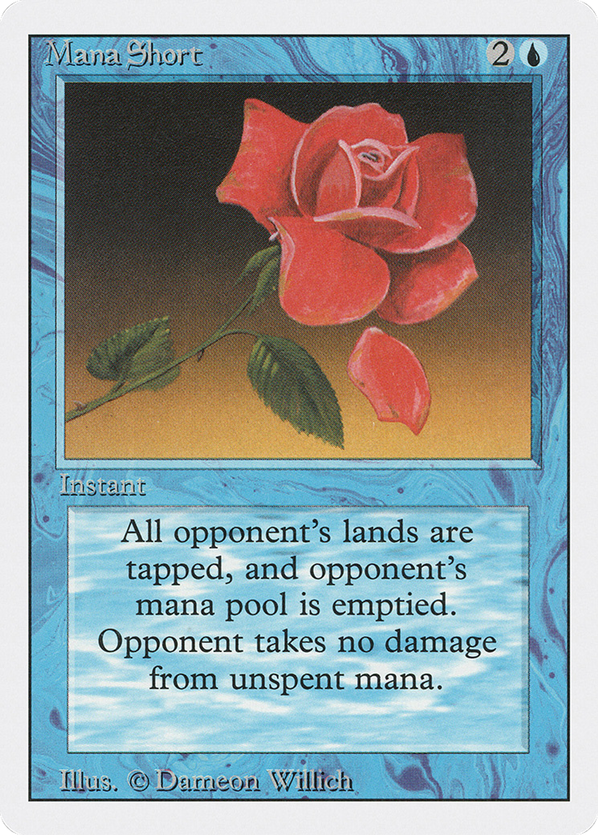 Mana Short — Revised Edition — Magic: The Gathering