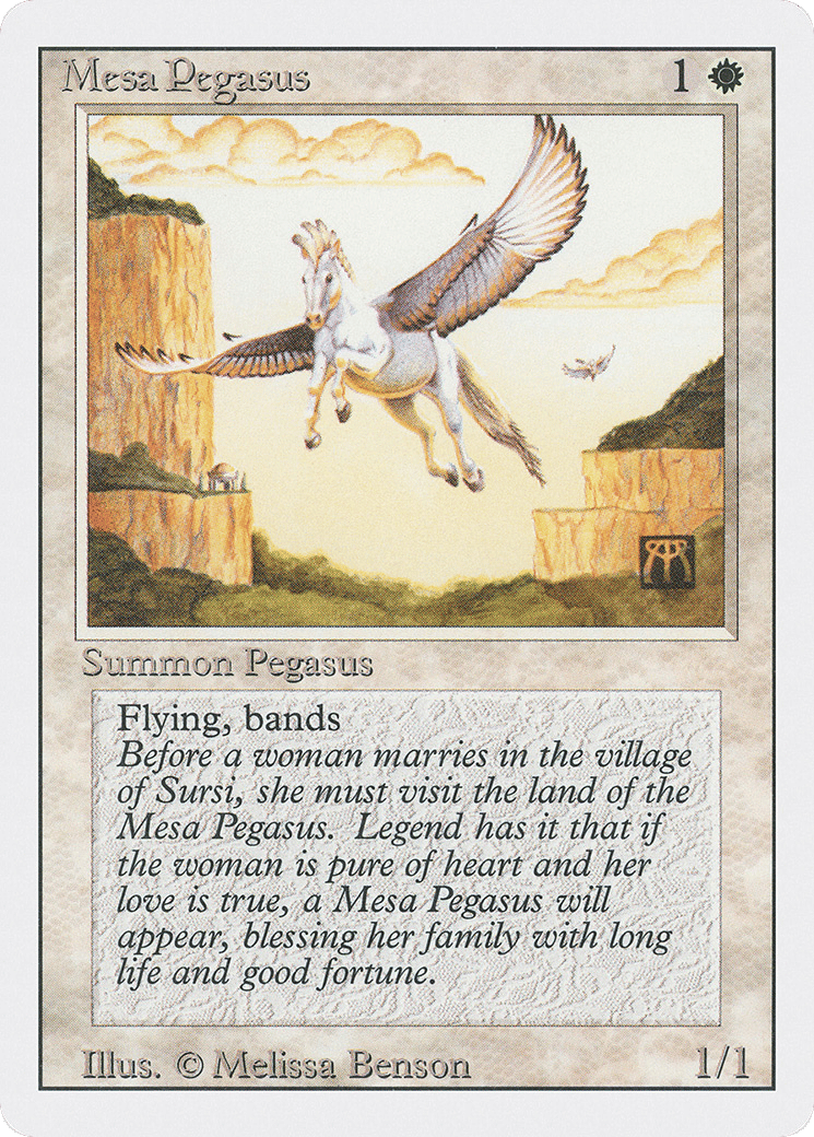Mesa Pegasus — Revised Edition — Magic: The Gathering