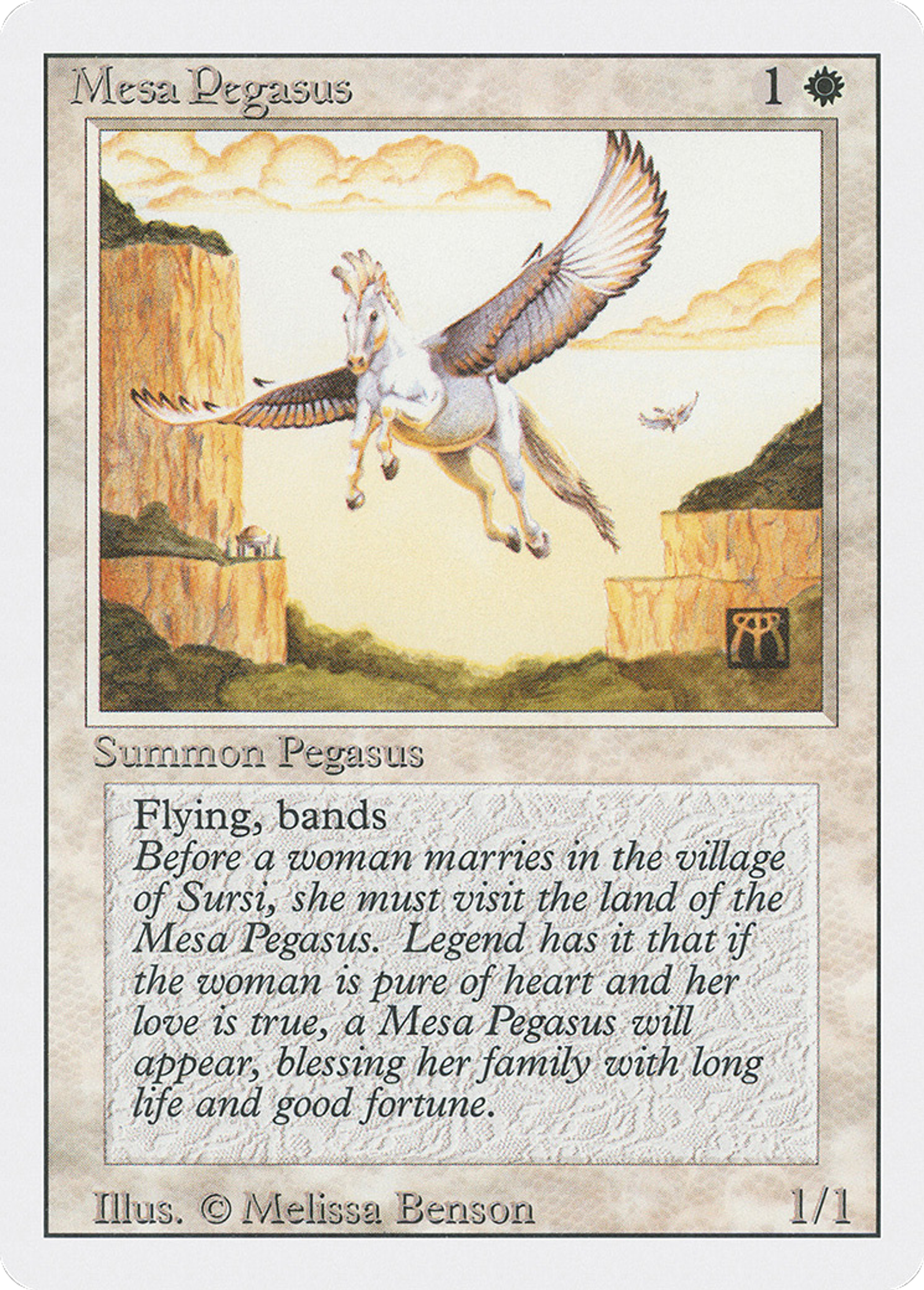 Mesa Pegasus — Revised Edition — Magic: The Gathering