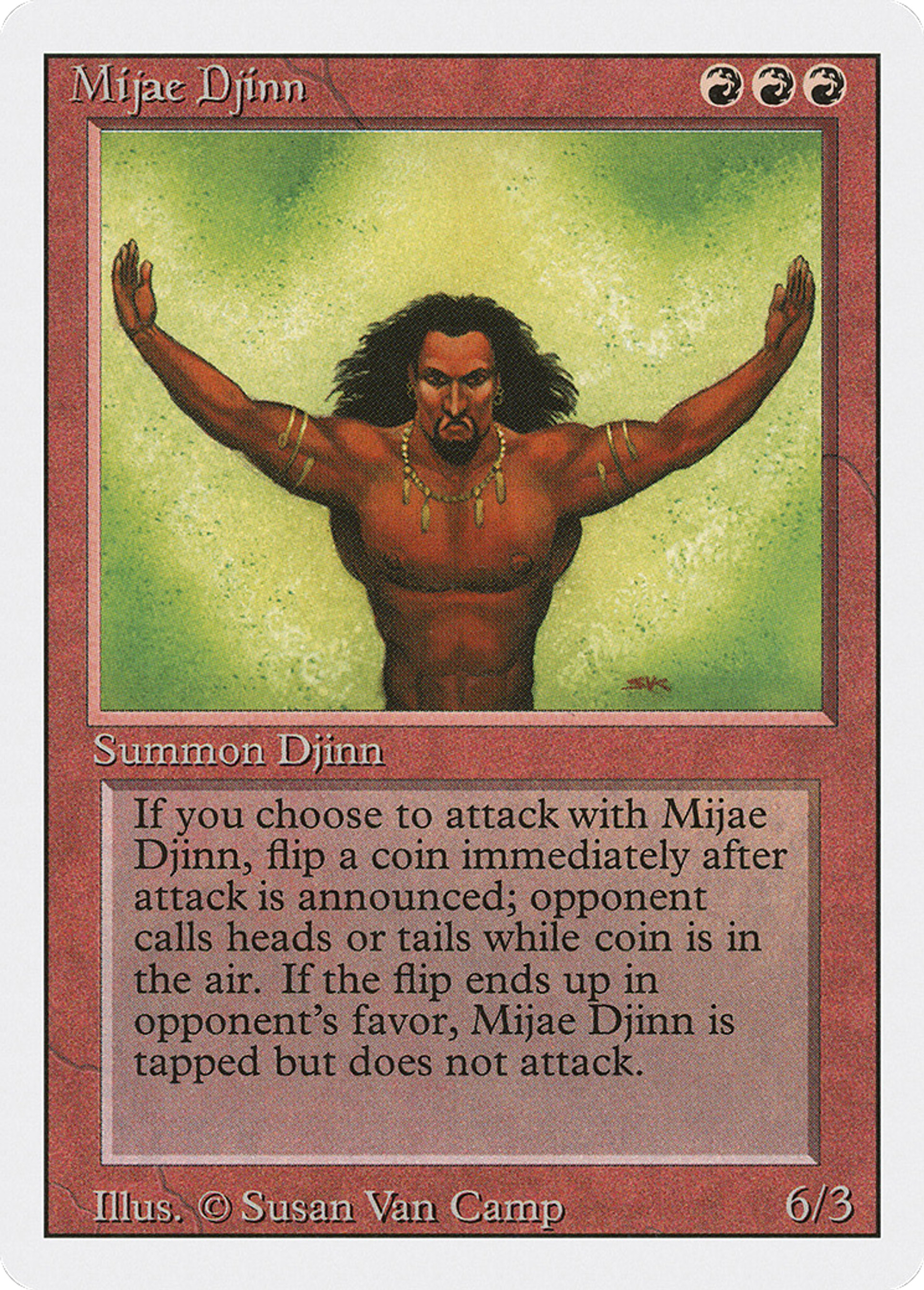 Mijae Djinn — Revised Edition — Magic: The Gathering