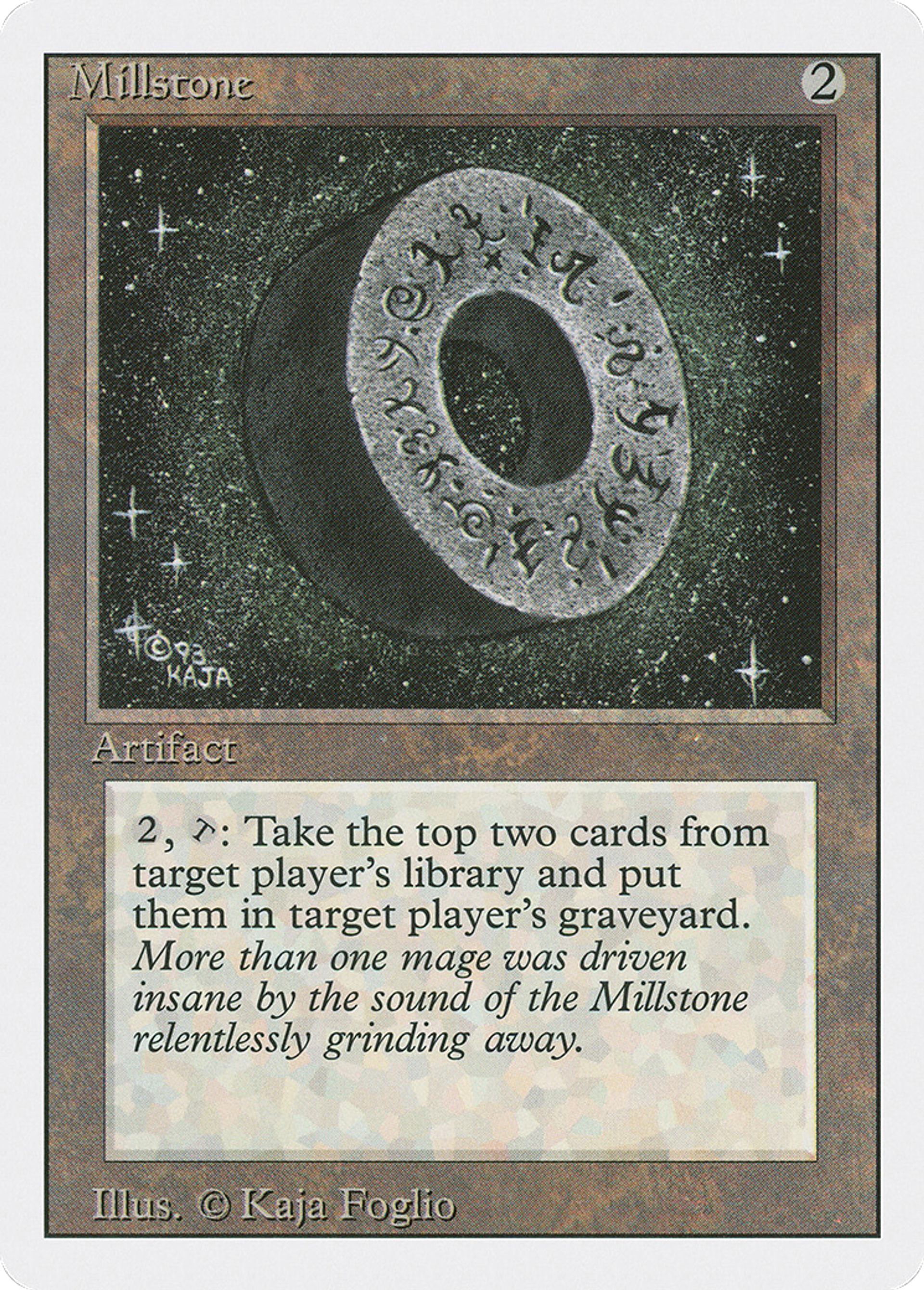 Millstone — Revised Edition — Magic: The Gathering