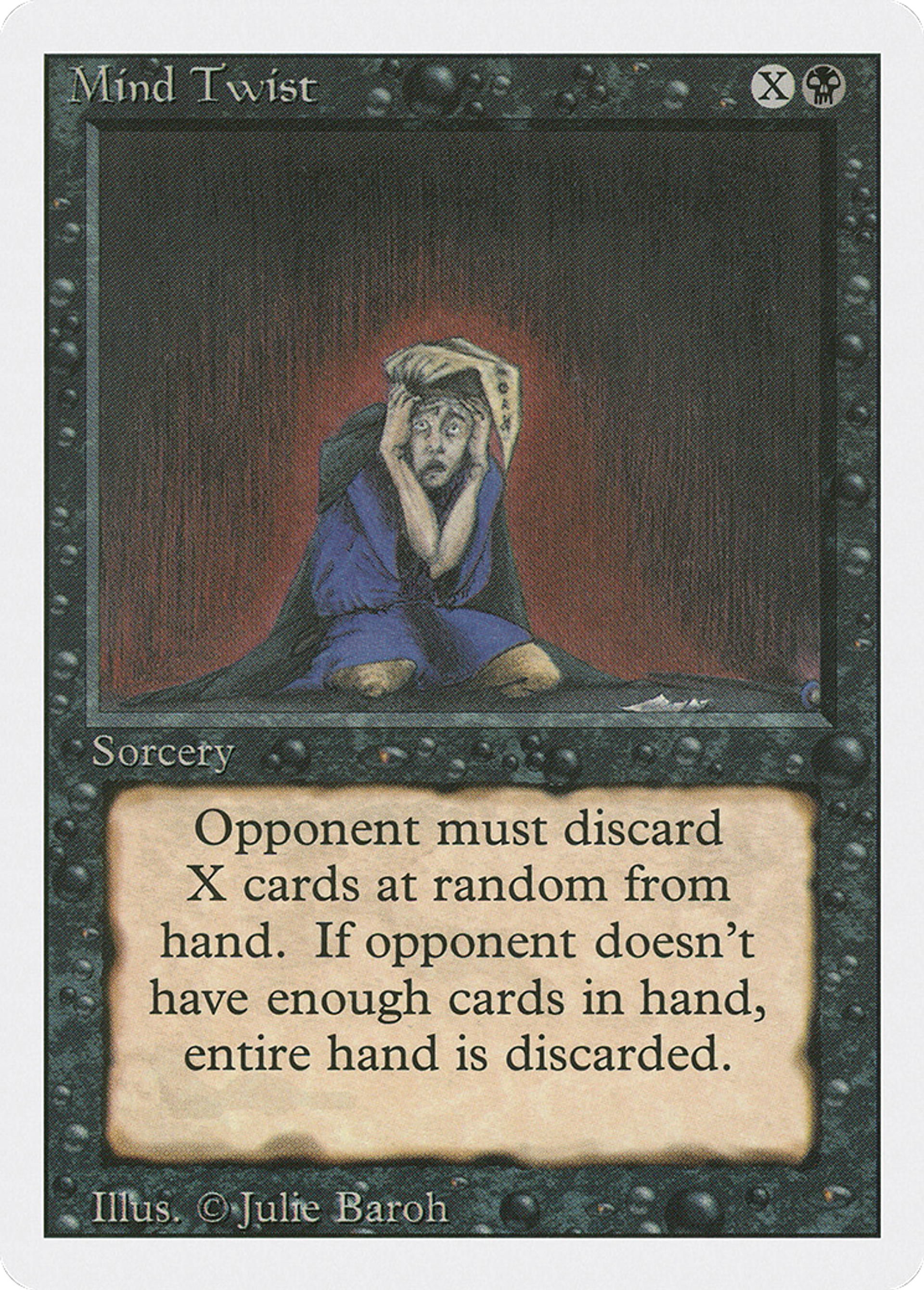 Mind Twist — Revised Edition — Magic: The Gathering