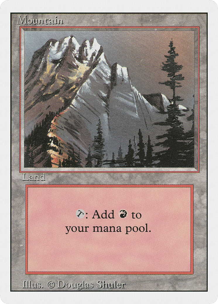 Montagne — Revised Edition — Magic: The Gathering