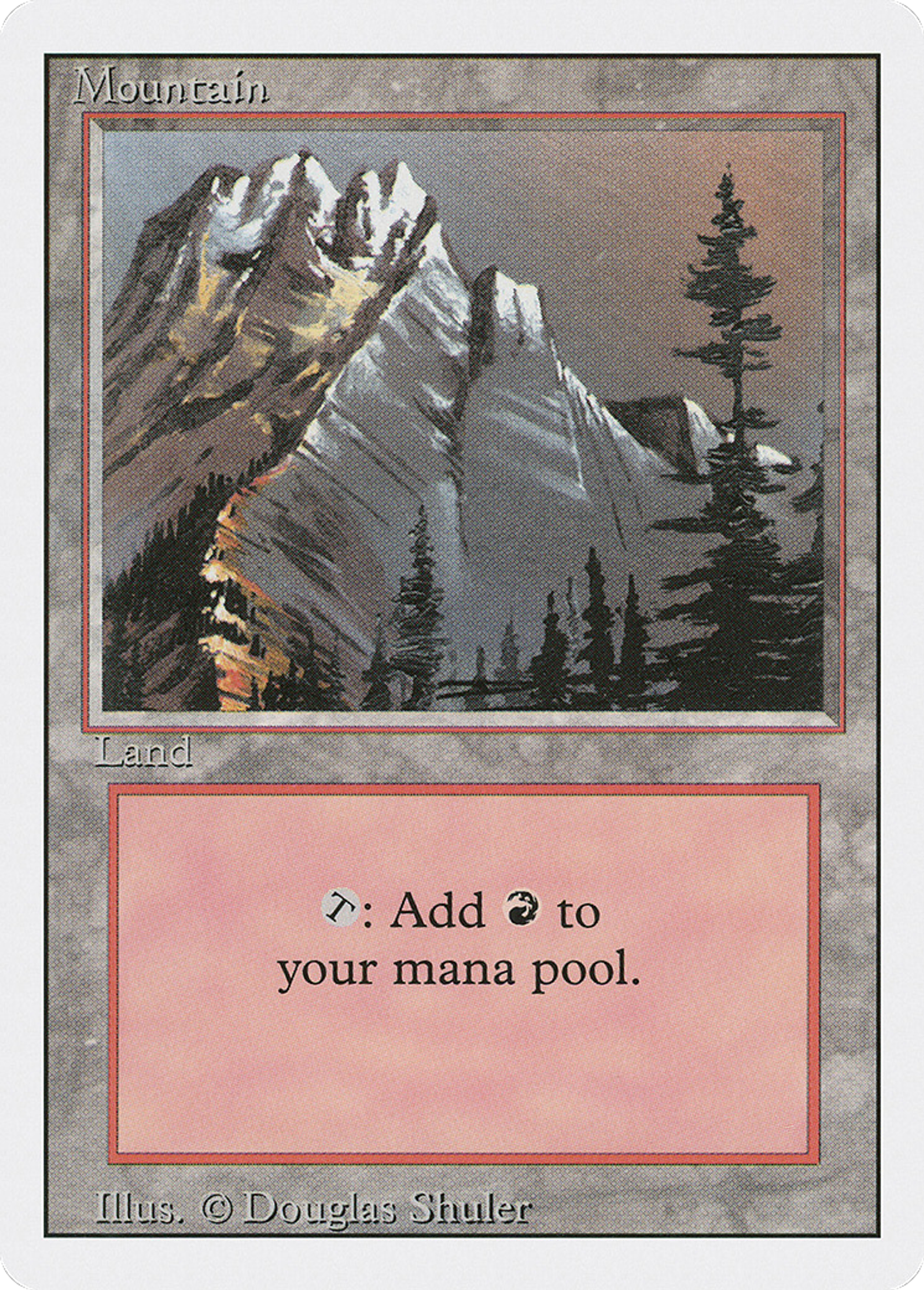 Mountain — Revised Edition — Magic: The Gathering