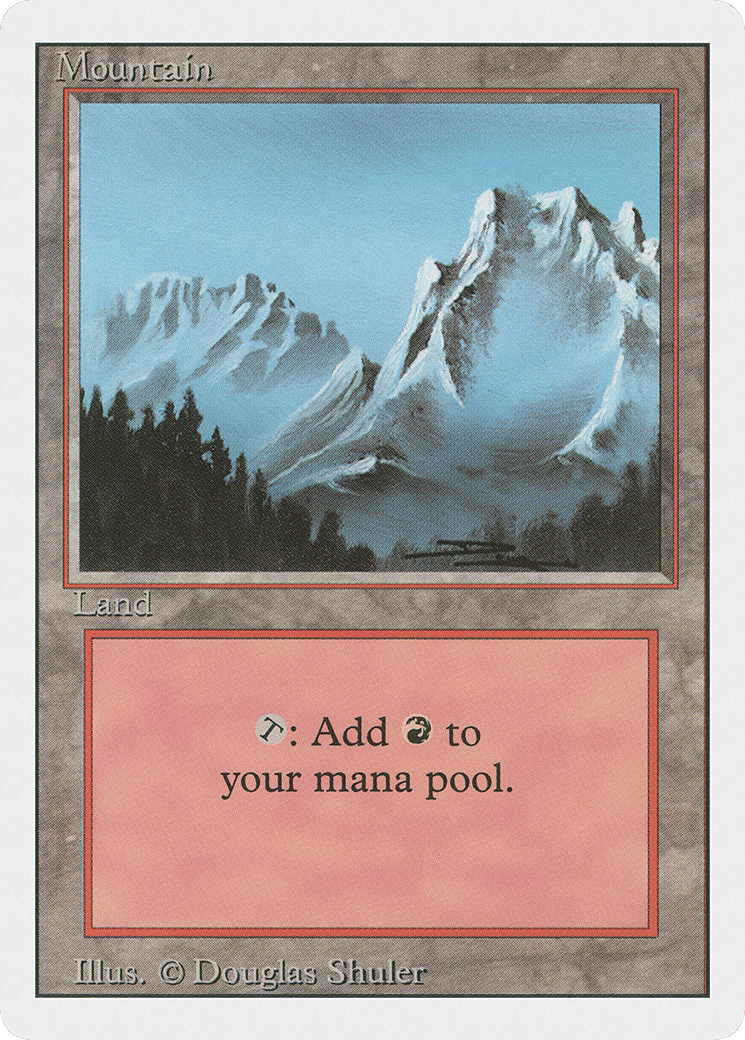Montagne — Revised Edition — Magic: The Gathering