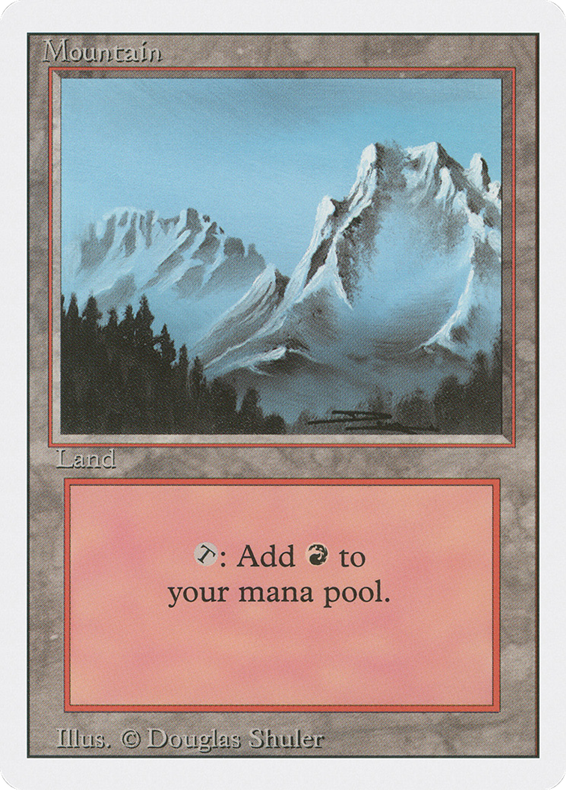 Mountain — Revised Edition — Magic: The Gathering