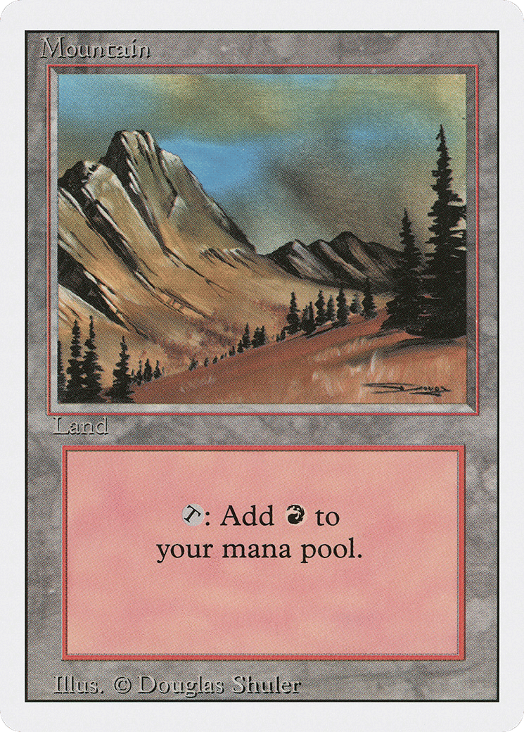 Montagne — Revised Edition — Magic: The Gathering